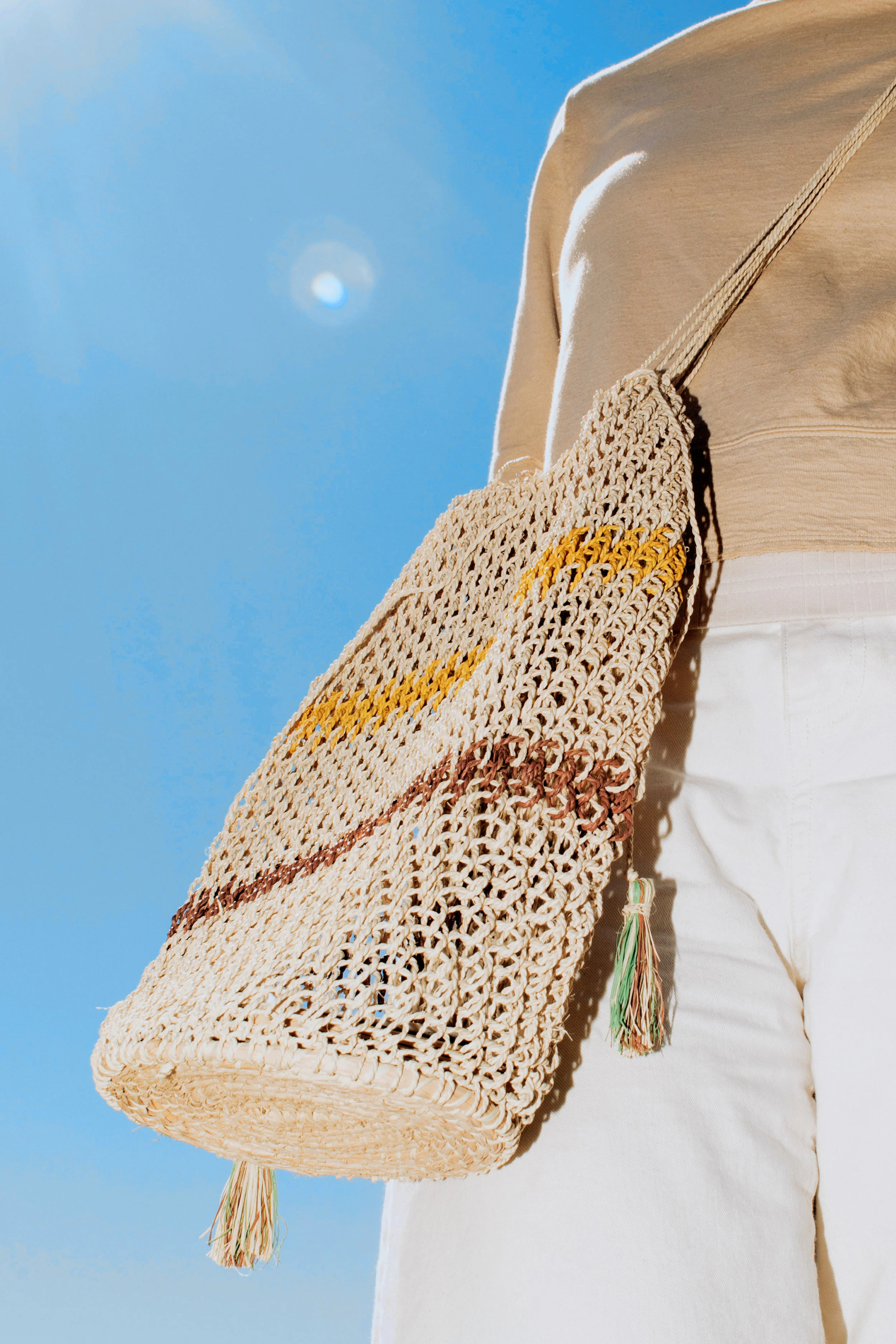 Woven Beach Shoulder Bag
