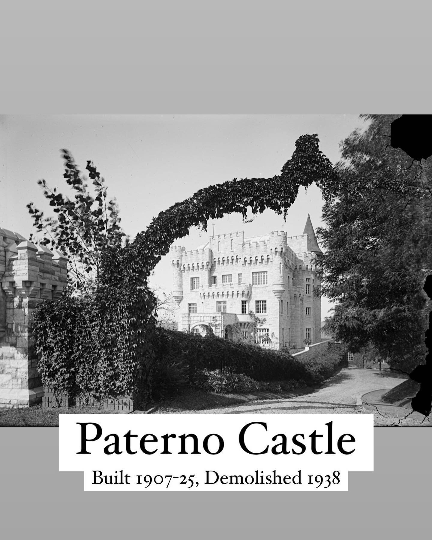 On August 7, 1938, The New York Times announced the imminent destruction of one of the city&rsquo;s most unique homes: &ldquo;One of the well-known landmarks in upper Manhattan, the Paterno Castle overlooking the Hudson River at an elevation of more 