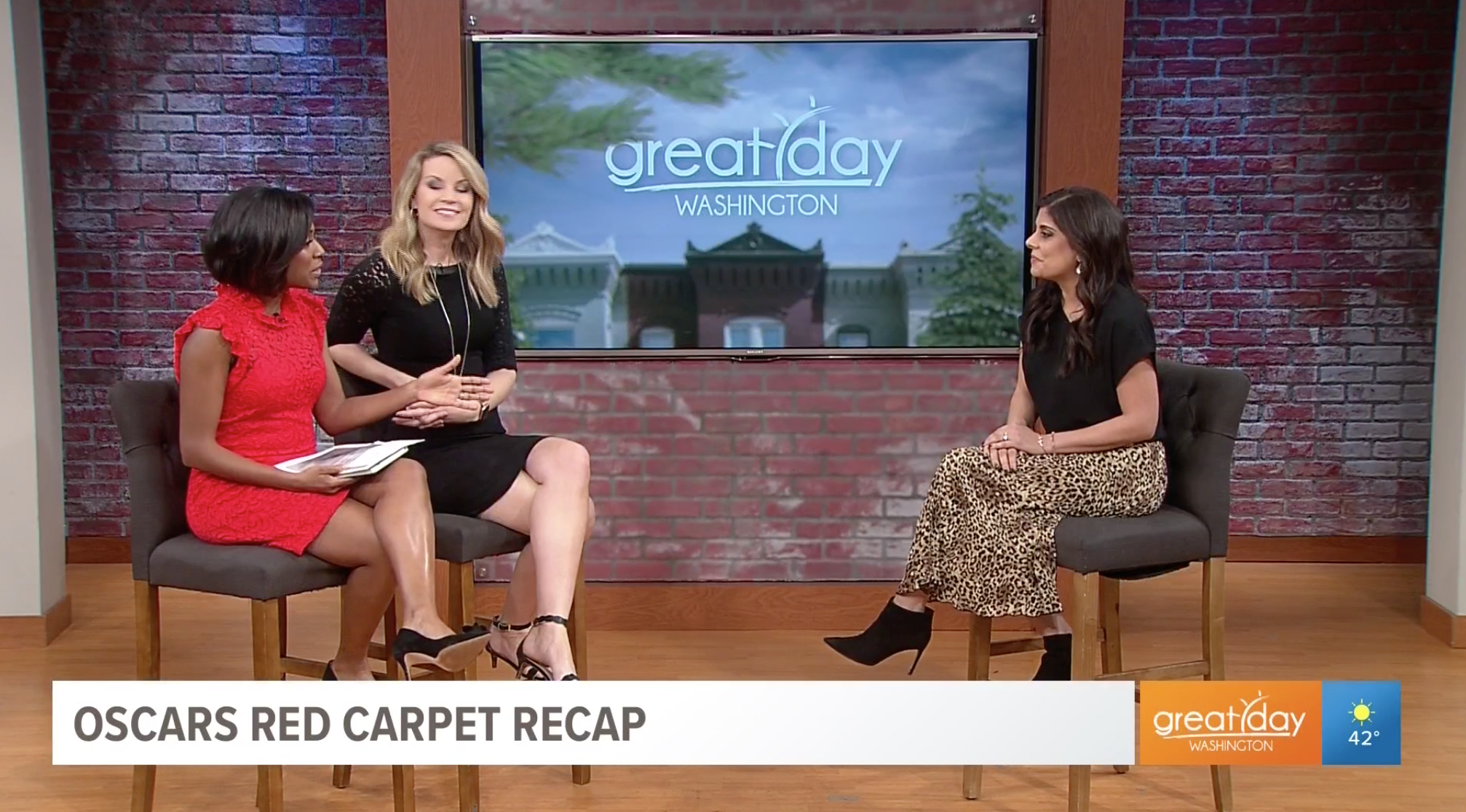 On Air: Oscars Red Carpet Fashion At Great Day Washington 