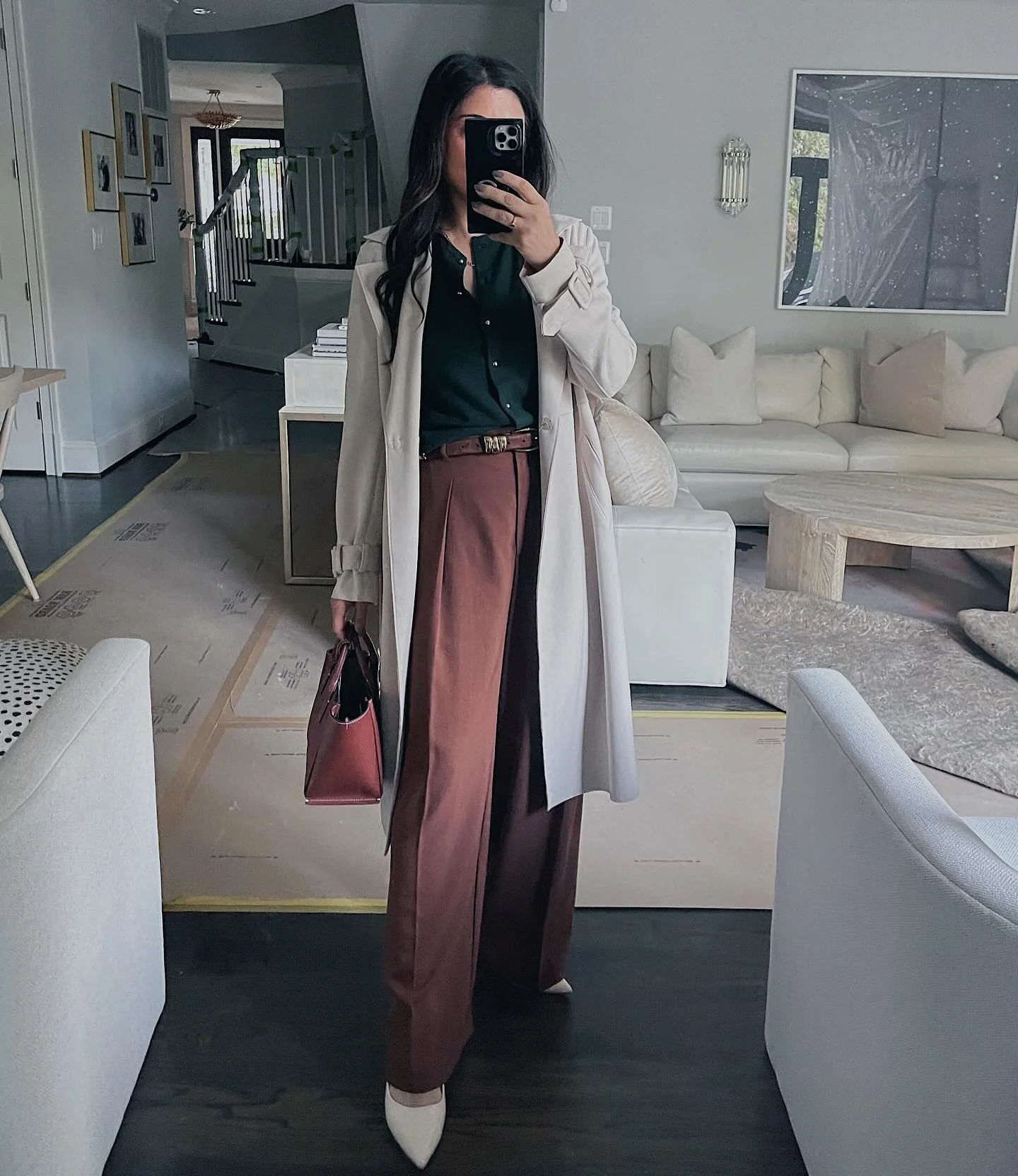 House is still a mess, but I am trying to control the chaos a bit by at least looking put together. A week of different outfits: today started with a school event before heading to an in-person client shopping session. Earlier this week I hosted a be