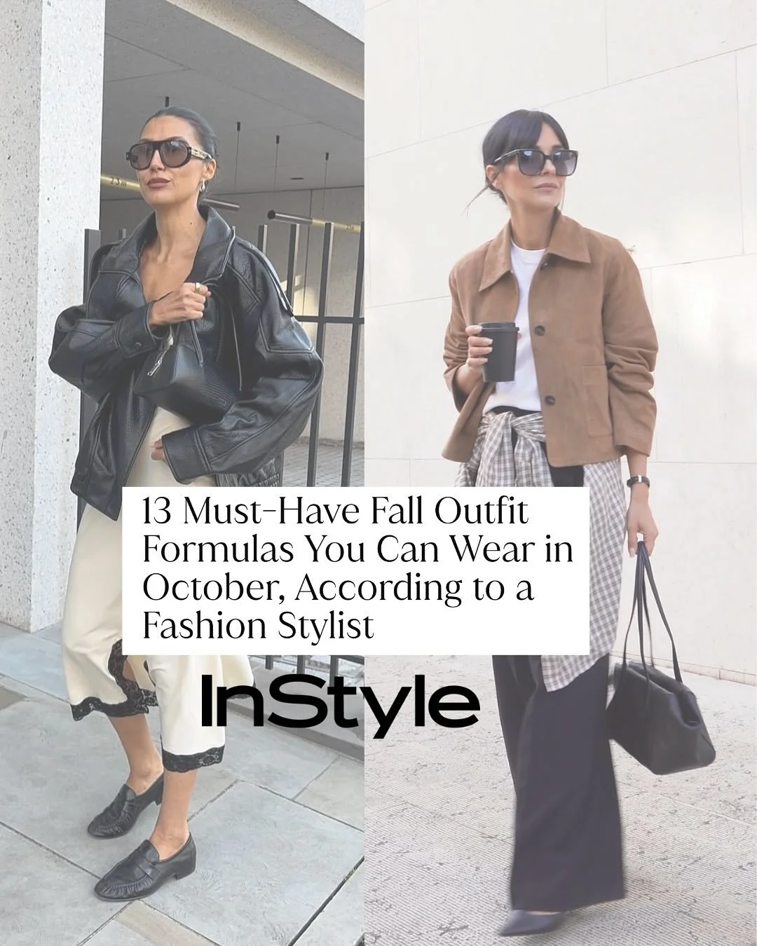 The first day of October feels like the perfect time to start thinking about your fall outfits. 

My recent editorial feature in @instylemagazine with @kjigoe is all about 13 must have fall outfit formulas you can wear in October. 

I like to identif
