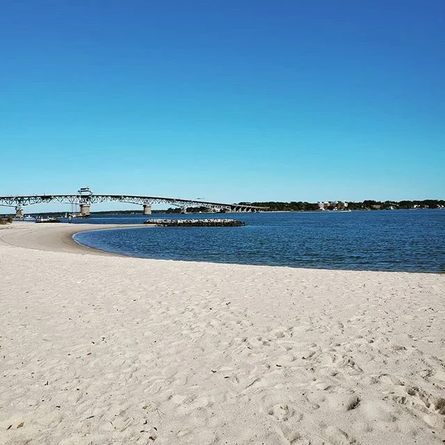 Flash back to when I took a road trip to Yorktown...mainly because I wanted to be standing on sand and playing in the water before winter arrives