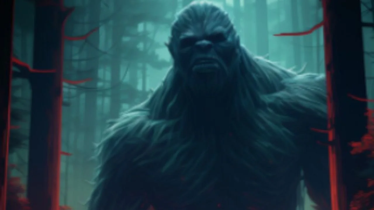 An image of Bigfoot, America’s most famous cryptid.