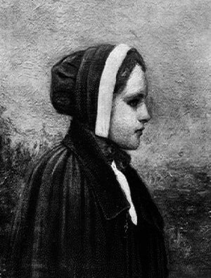 A portrait of Bridget Bishop