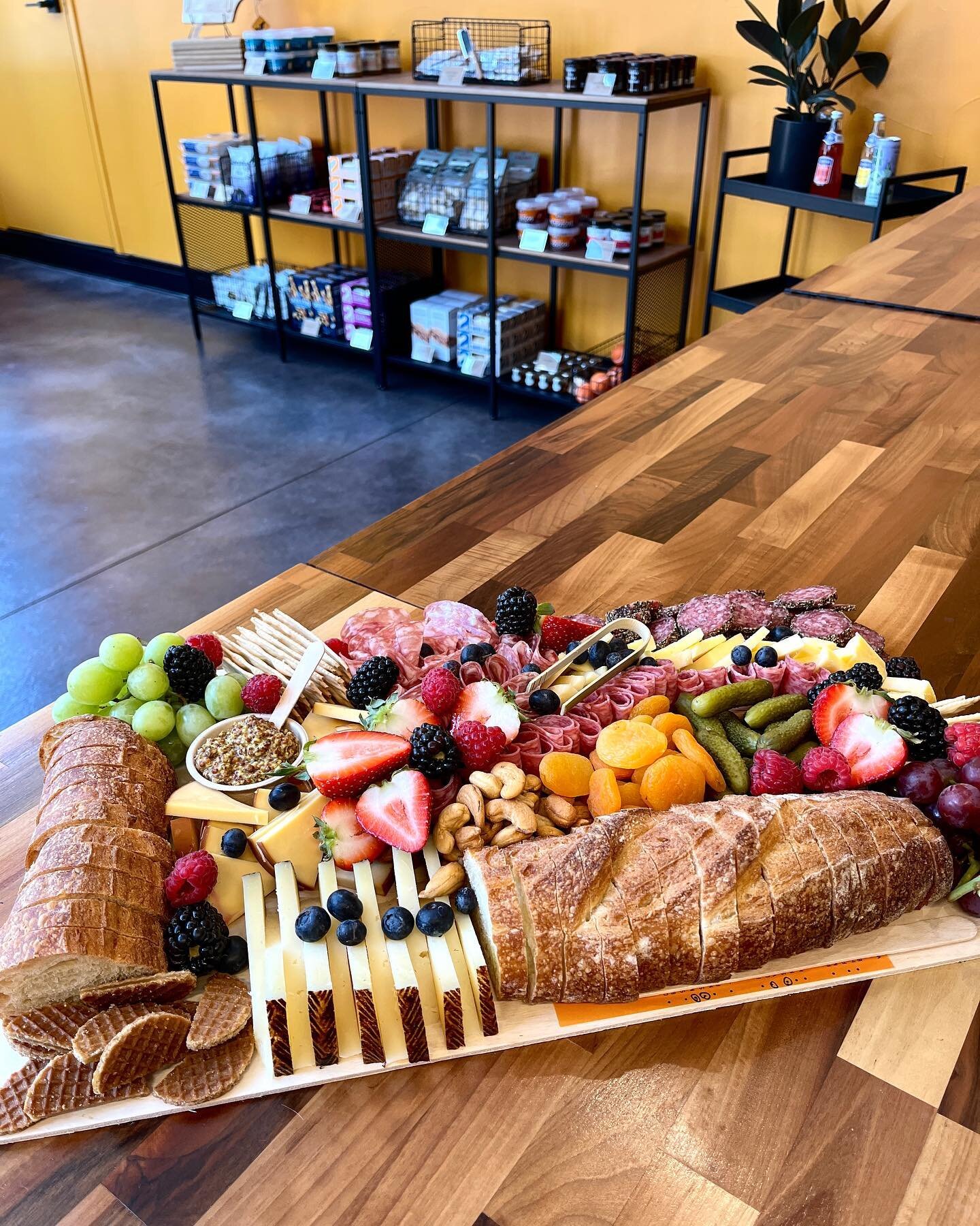 No appointment necessary. Stop by our new shop to pick yours up today!
.
.
.
.
.
#charcuterie #grazingboard #meatandcheese #grazingtables #charcuteriecone #denvereats #smallbusiness #denvercharcuterie #supportlocal #womanownedbusiness #charcuterieboa