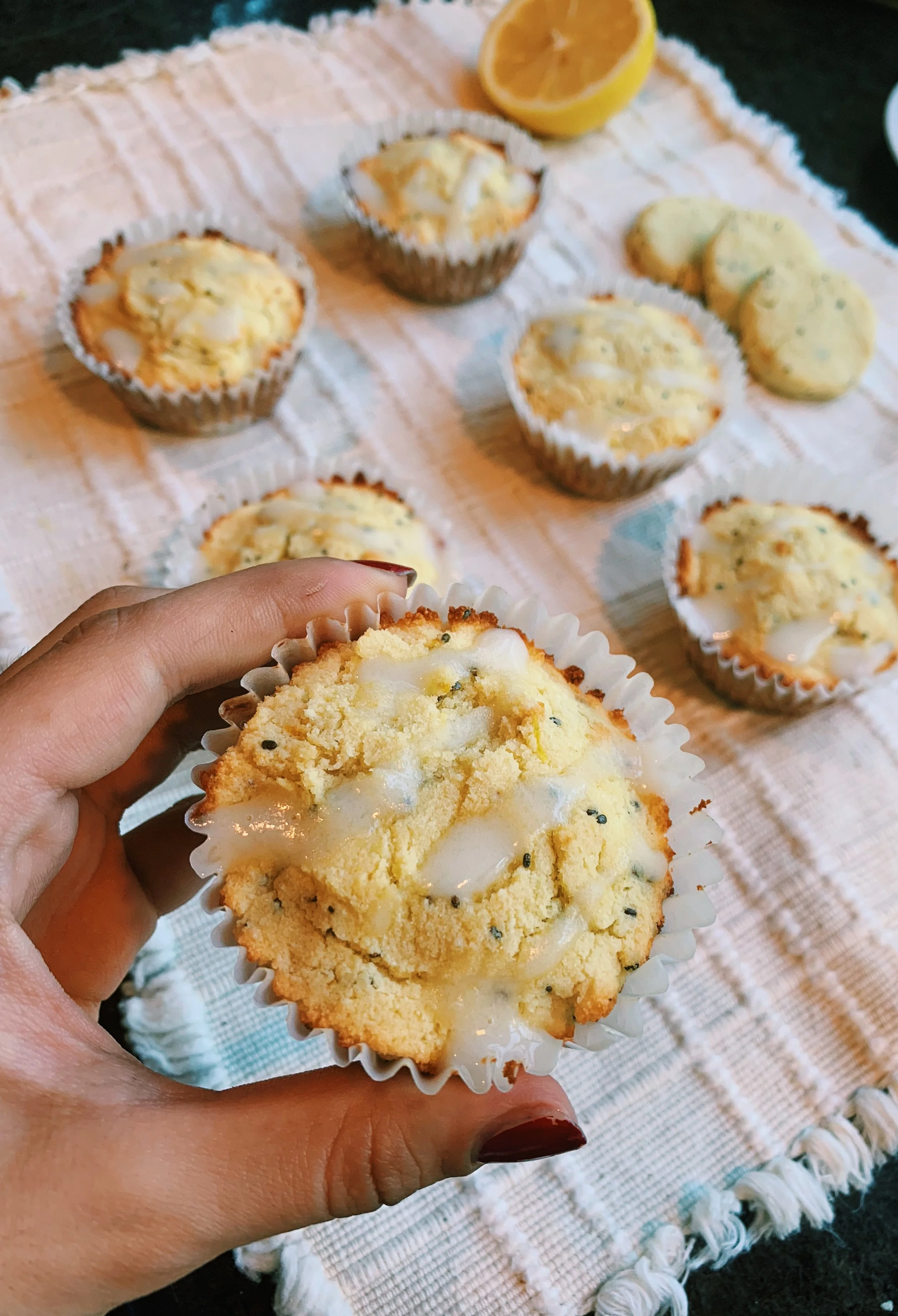 Paleo/Keto Lemon Chia Muffins 