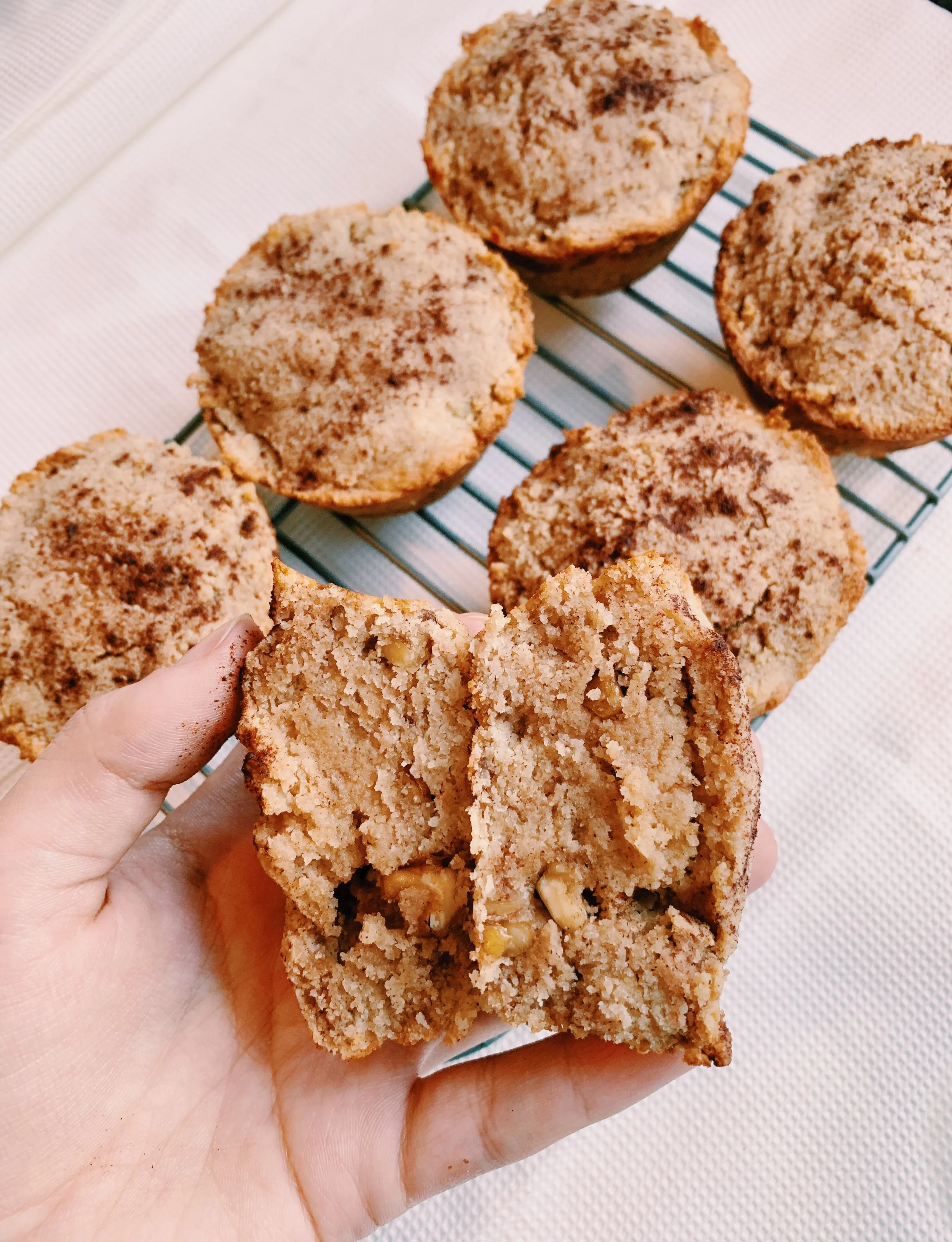Paleo/Keto Maple Walnut Muffins 