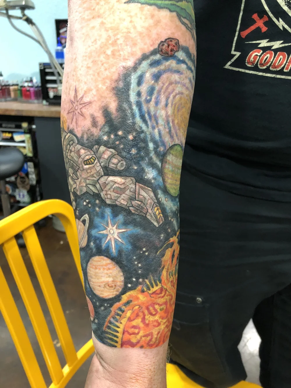 Jason Bradbury Flatiron Tattoo