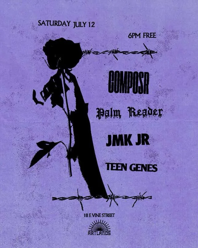 COMPOSR, PALM READER, JMK JR, TEEN GENES | LIVE AT ARTLANDS