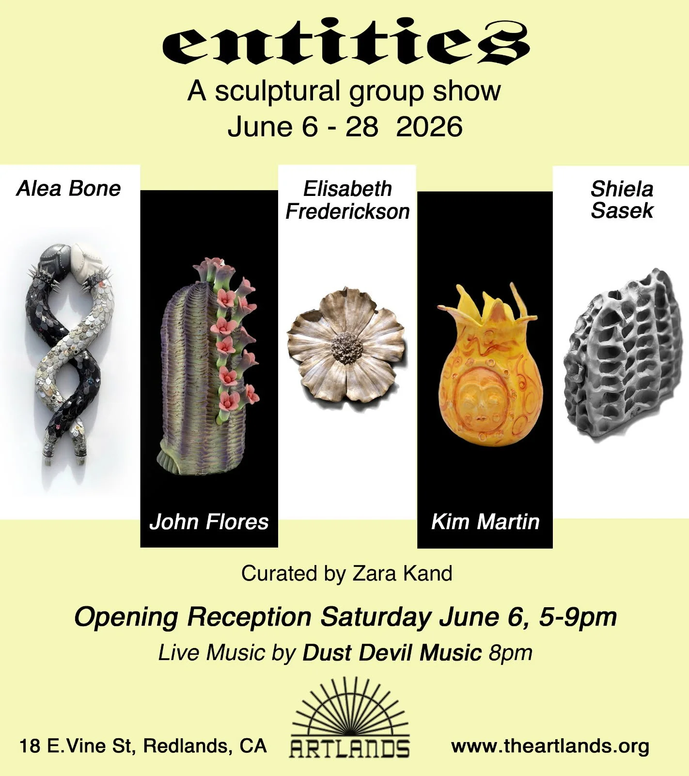 Entities: A Sculptural Group Show Curated by Zara Kand