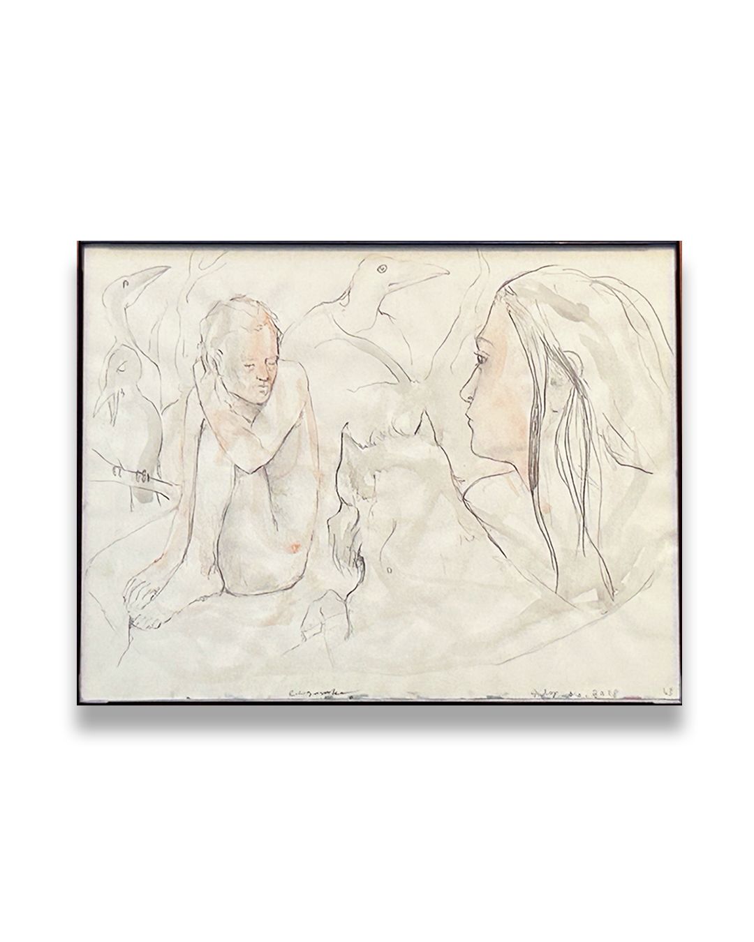 Liminal Watercolor #63 - Christiane Cegavske