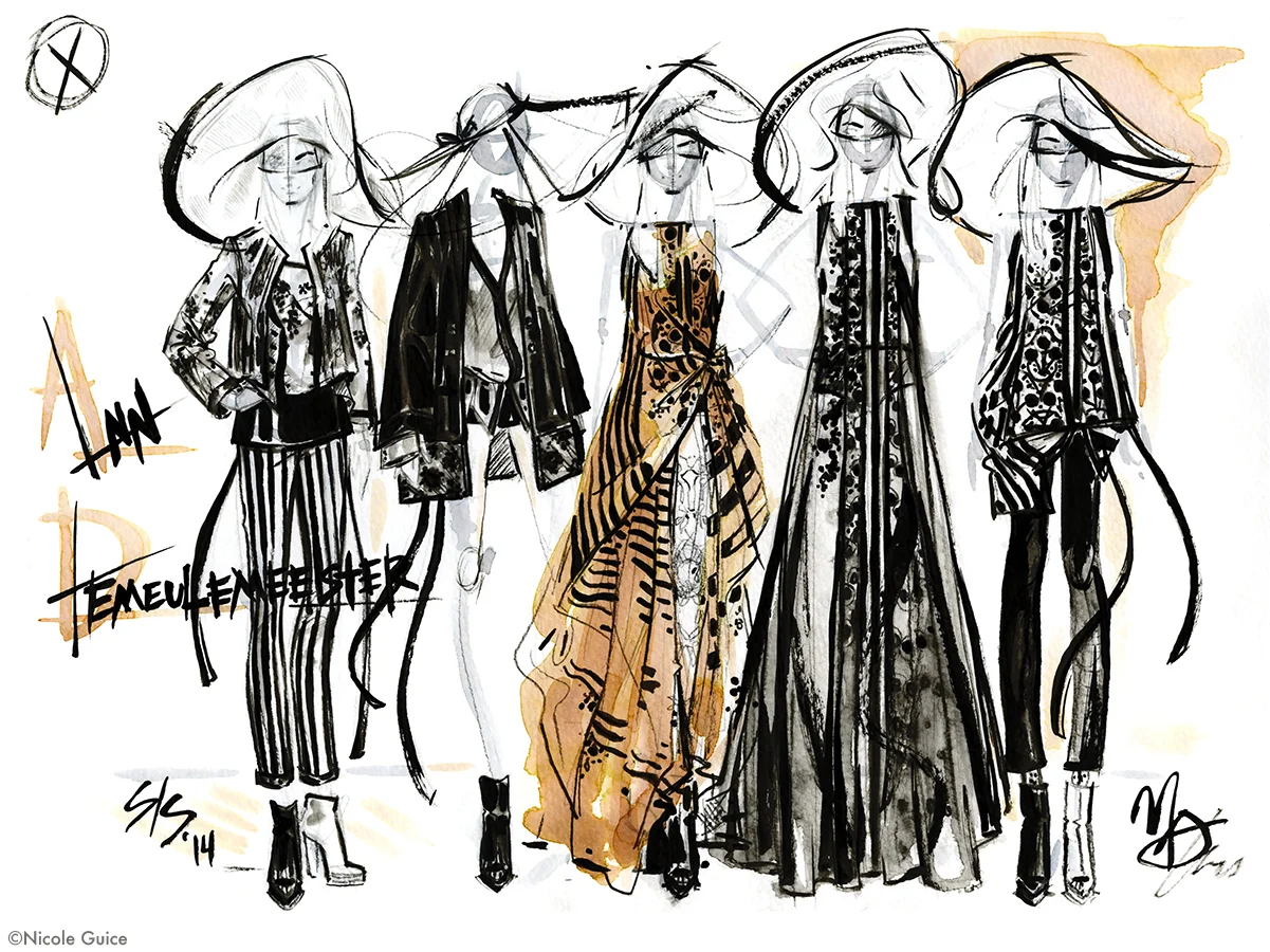 Ann Demeulemeester_ Fashion illustration SS14 _Nicole Guice.jpg