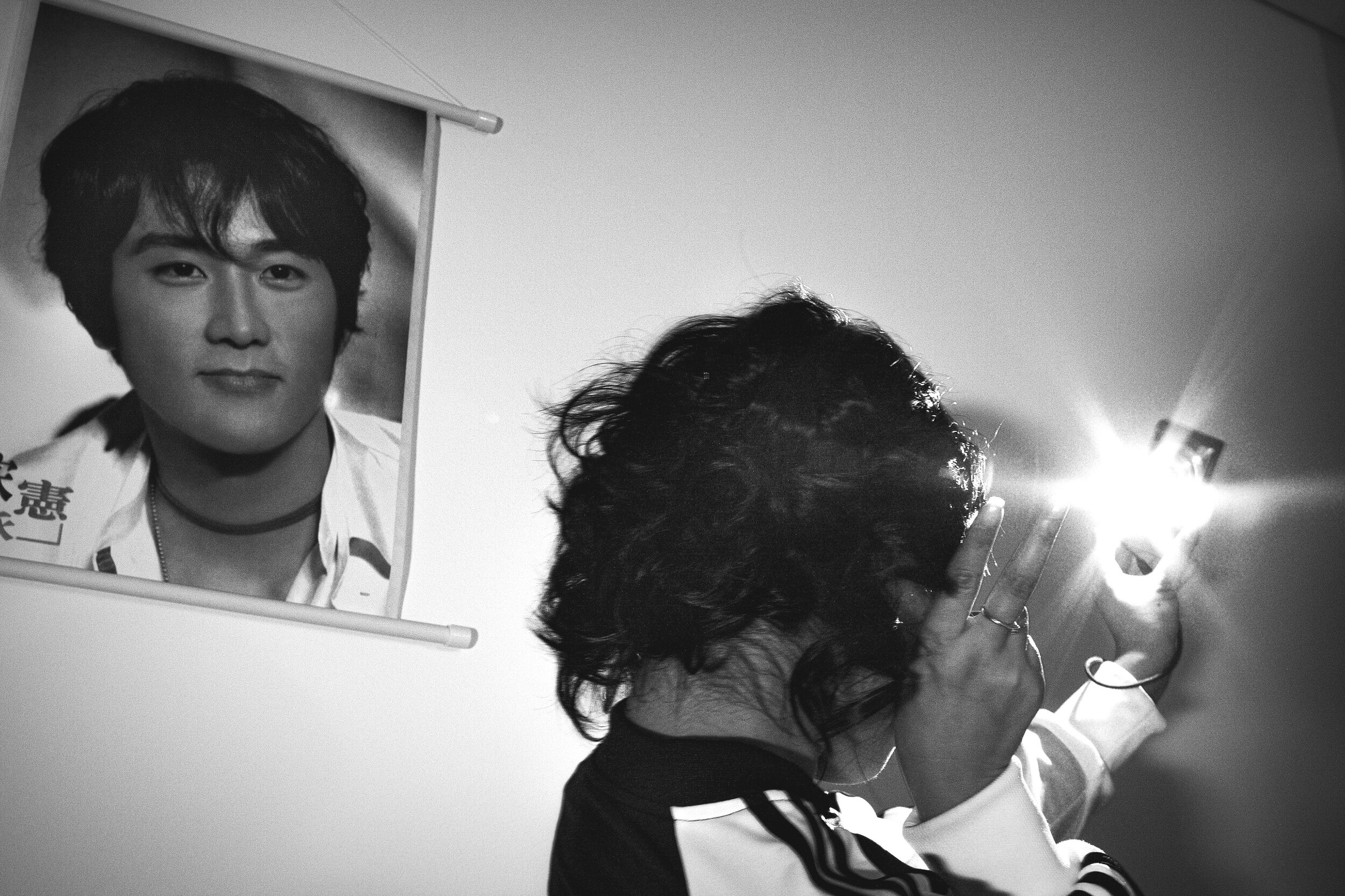  Perth, Australia  Student taking selfie in bedroom. 