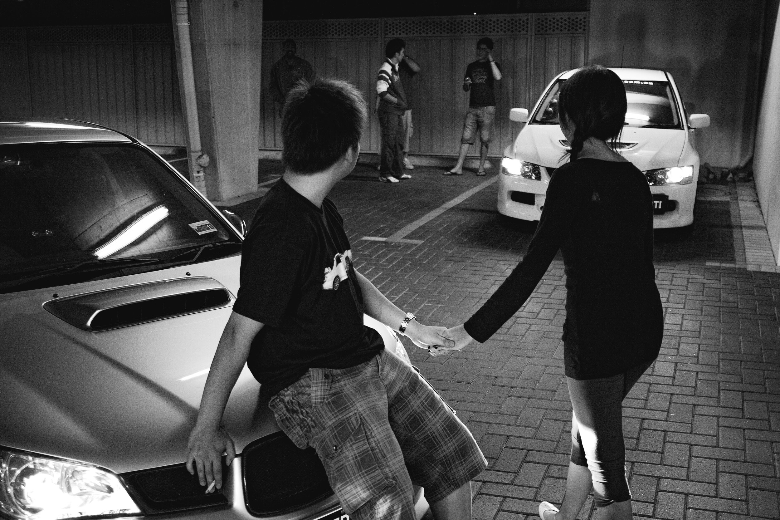 Perth, Australia  Students at a car social. 