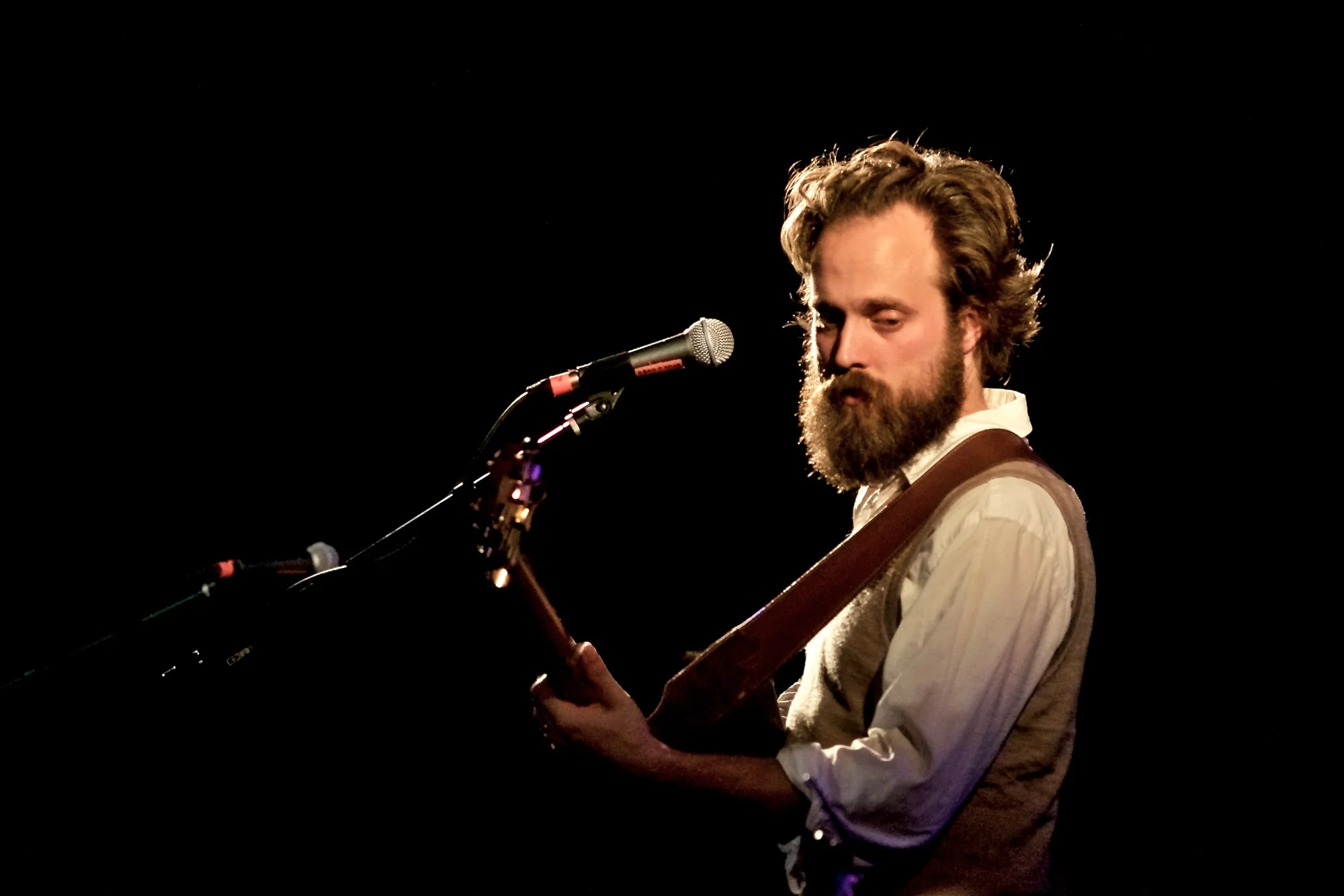Sam Beam performs with Iron & Wine at Fitzgerald's, Houston, TX