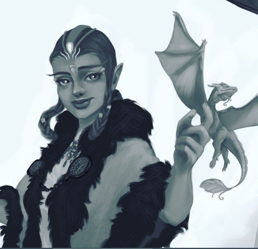 Work in progress for an exiting challenge on Artstation I&rsquo;m about to wrap up😅
.
More to come&hellip; 👀
.
.
.
#keyframes #dragonrise #artstation #artstationchallenge #fantasyart #fantasyauthor #authorlife #authorsofinstagram #illustration