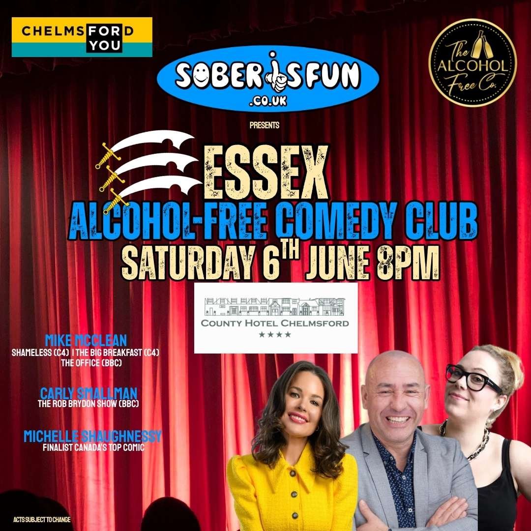 The Essex Alcohol-Free Comedy Club | Saturday 6th June 