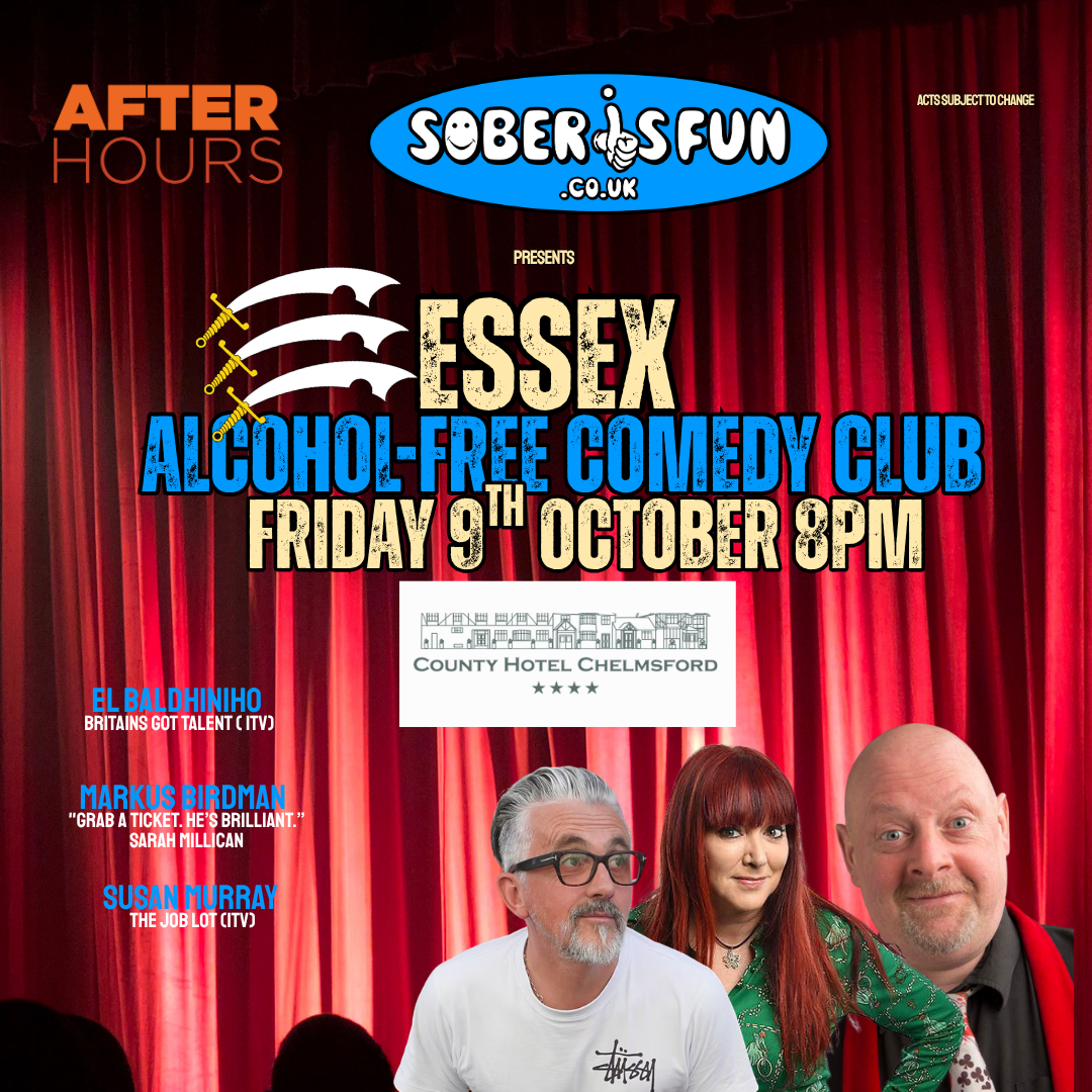 The Essex Alcohol-Free Comedy Club | Friday 9th October 