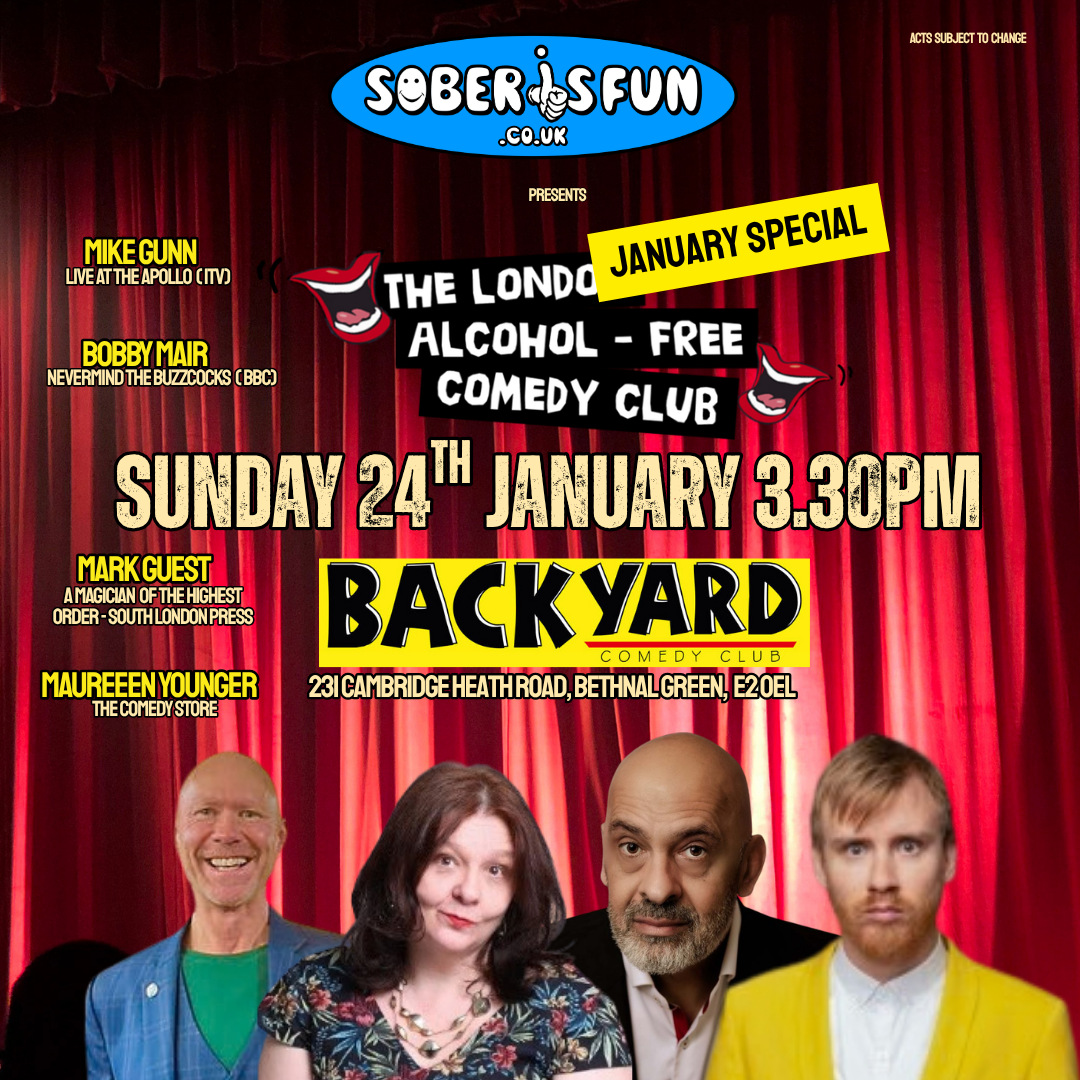 The London Alcohol-Free Comedy Club - January Special 