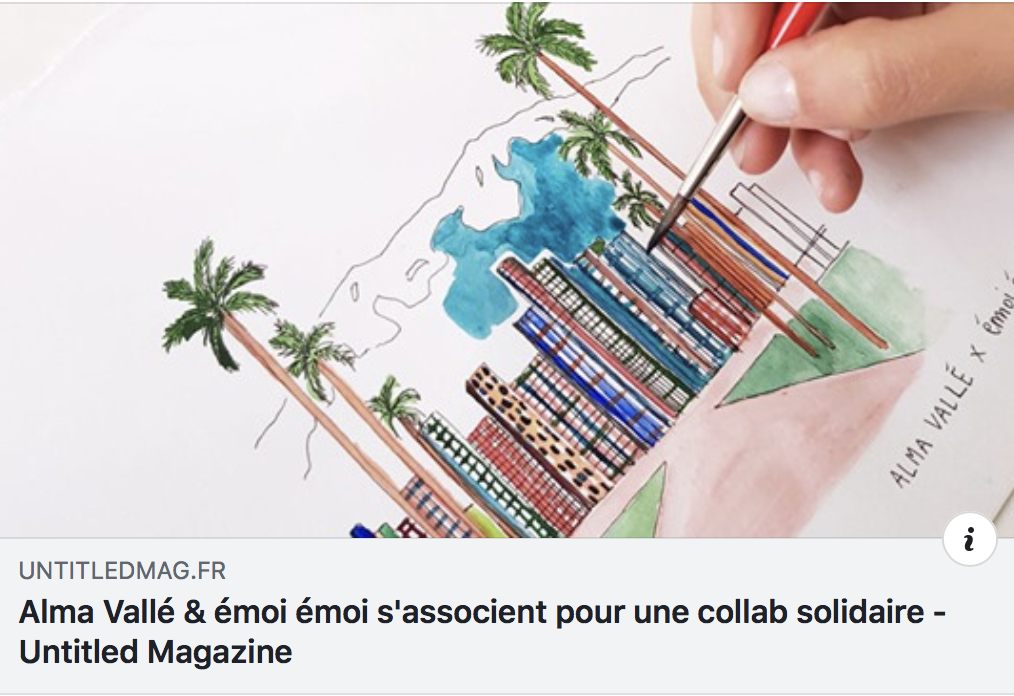 https://untitledmag.fr/alma-valle-emoi-emoi-sassocient-pour-une-collab-solidaire/?fbclid=IwAR0xSM6JpAEVhZZUOQlFm8jwrs-Jh1y--K1GJ6sIVEcoLDKhY3Tips_NeTk