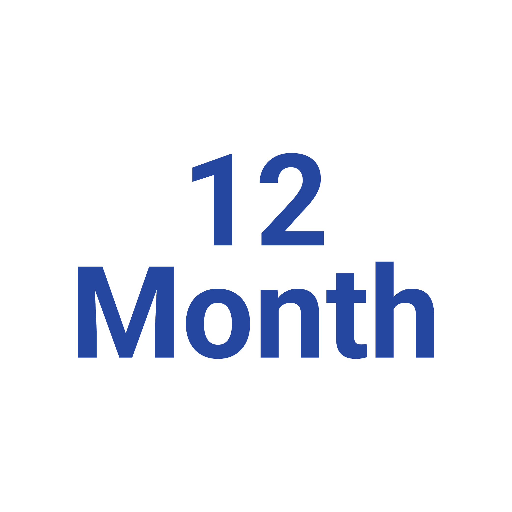 12-month workmanship guarantee