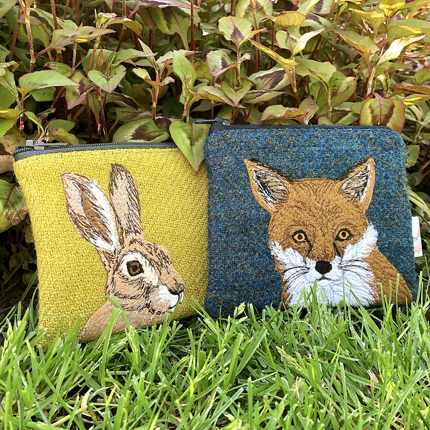 Hare & fox coin purse_The canny squirrel.jpeg