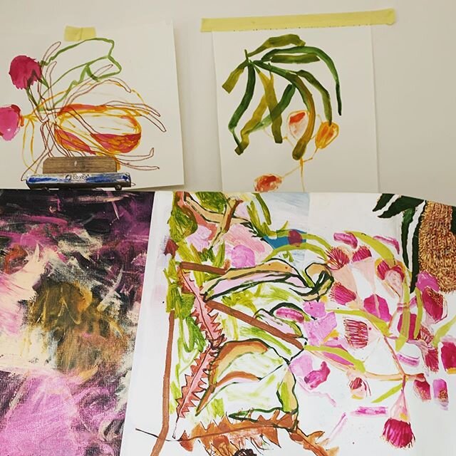 Fleeting studio visits today...