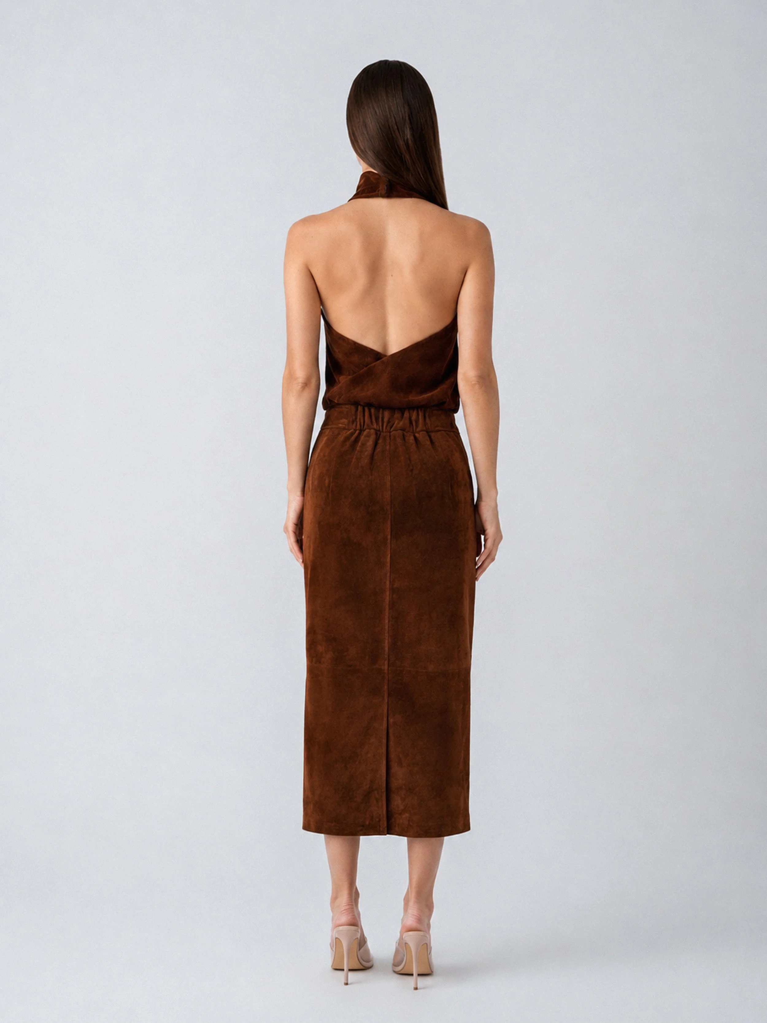 Forma Midi Skirt - Clove - Back.jpg