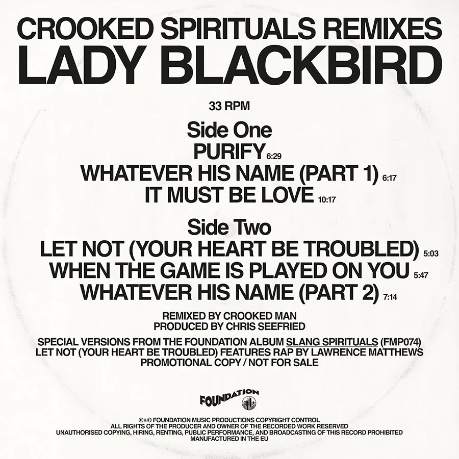 Lady Blackbird vs Crooked Man - Crooked Spirituals - Foundation Music