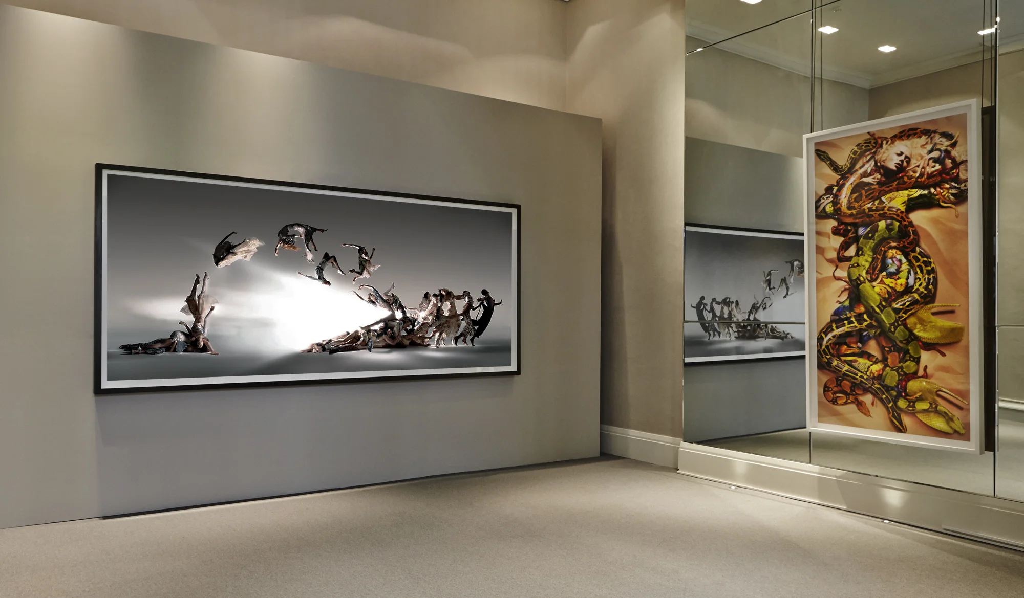 Nick Knight, "Blade of Light" 2004 and "Alexander McQueen" 2009 in "Nick Knight & Alexander McQueen" at SHOWStudio Shop, 2015