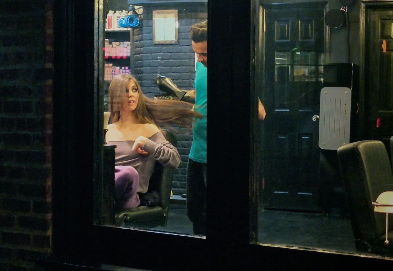 Hairdresser on Hudson St.