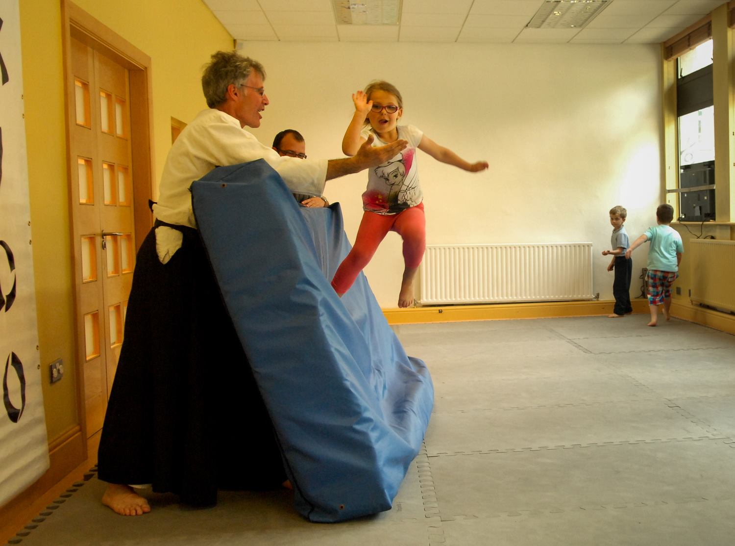  Kid’s class at the Irish Aikido Association, Cuffe Street, Dublin. 