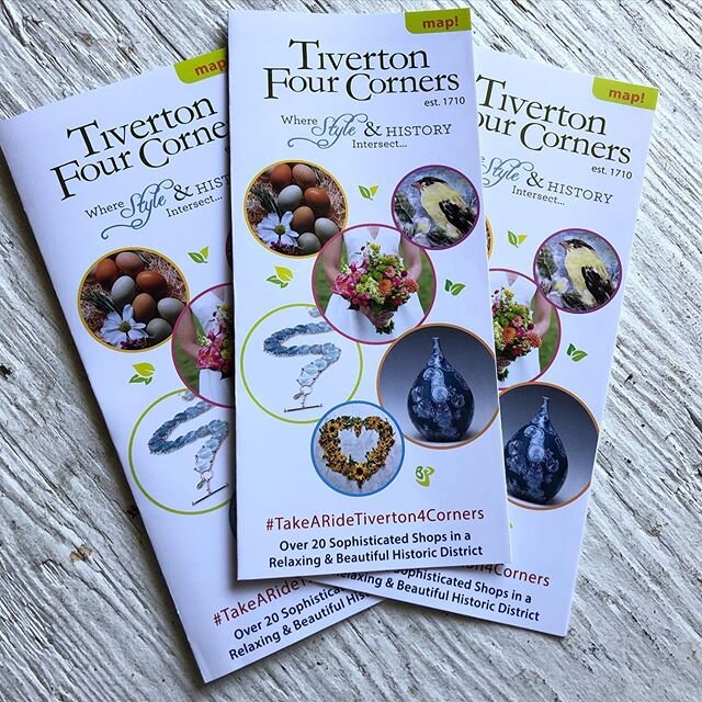 Take a Ride to Tiverton 4 Corners!
NEW brochures are out!
Where #style &amp; #history
Intersect. Over 20 artists, antiques and cozy shops. More info at www.tivertonfourcorners.com. Firefly Mandalas is located at #14 by appointment or event. Come see 