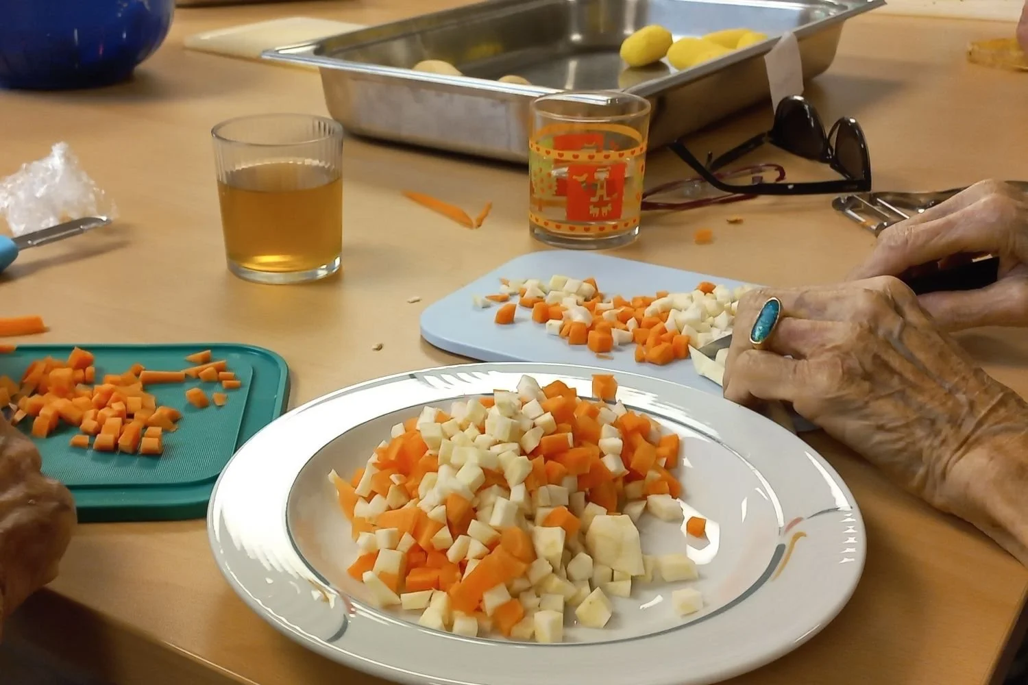 Immer beliebt - die Kochgruppe