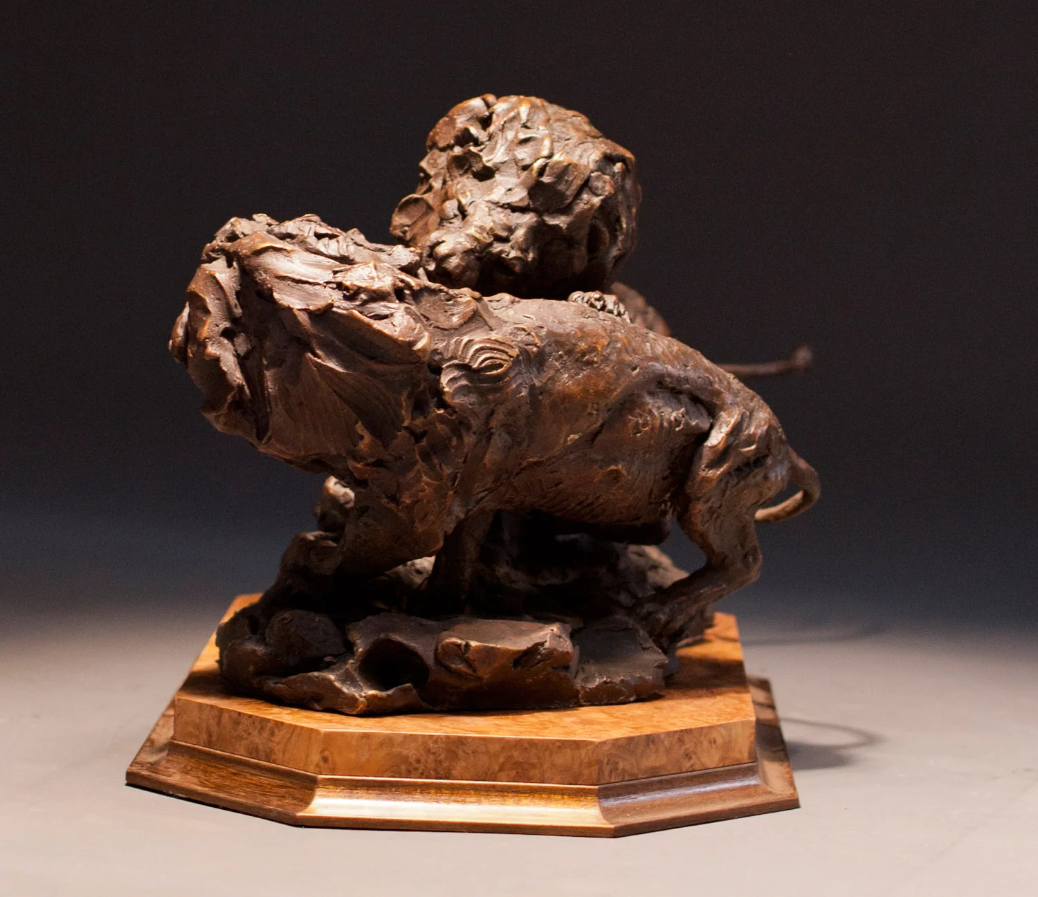 gillick-fighting-lions-sculpture-bronze-walnut-end-on-web.jpg
