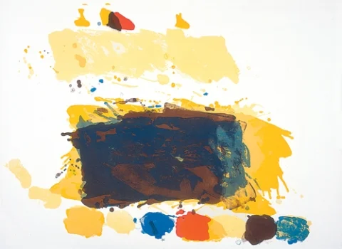  Untitled - 1975 / 63.75 x 87.75 cm / lithograph / Printed by Alan Cox at GRAFIK, London (reformed as Sky Editions, London) 