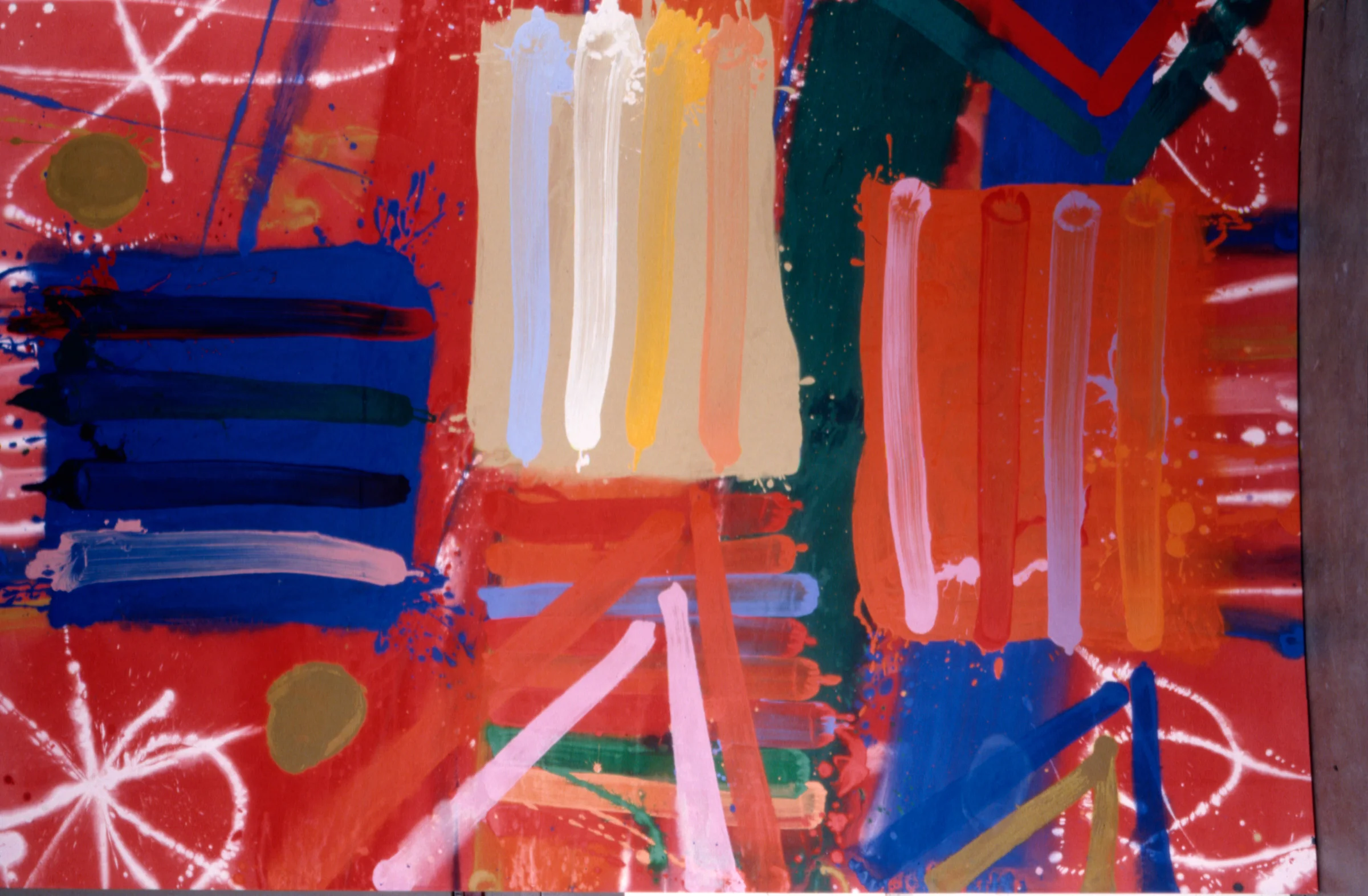 Aberdare - 1988 / 213 x 305 cm / acrylic on canvas