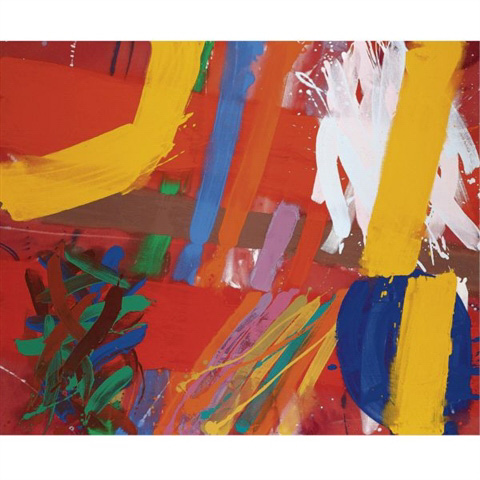 Study for Homerton - 1987 / 152.40 x 182.90 cm / oil on canvas