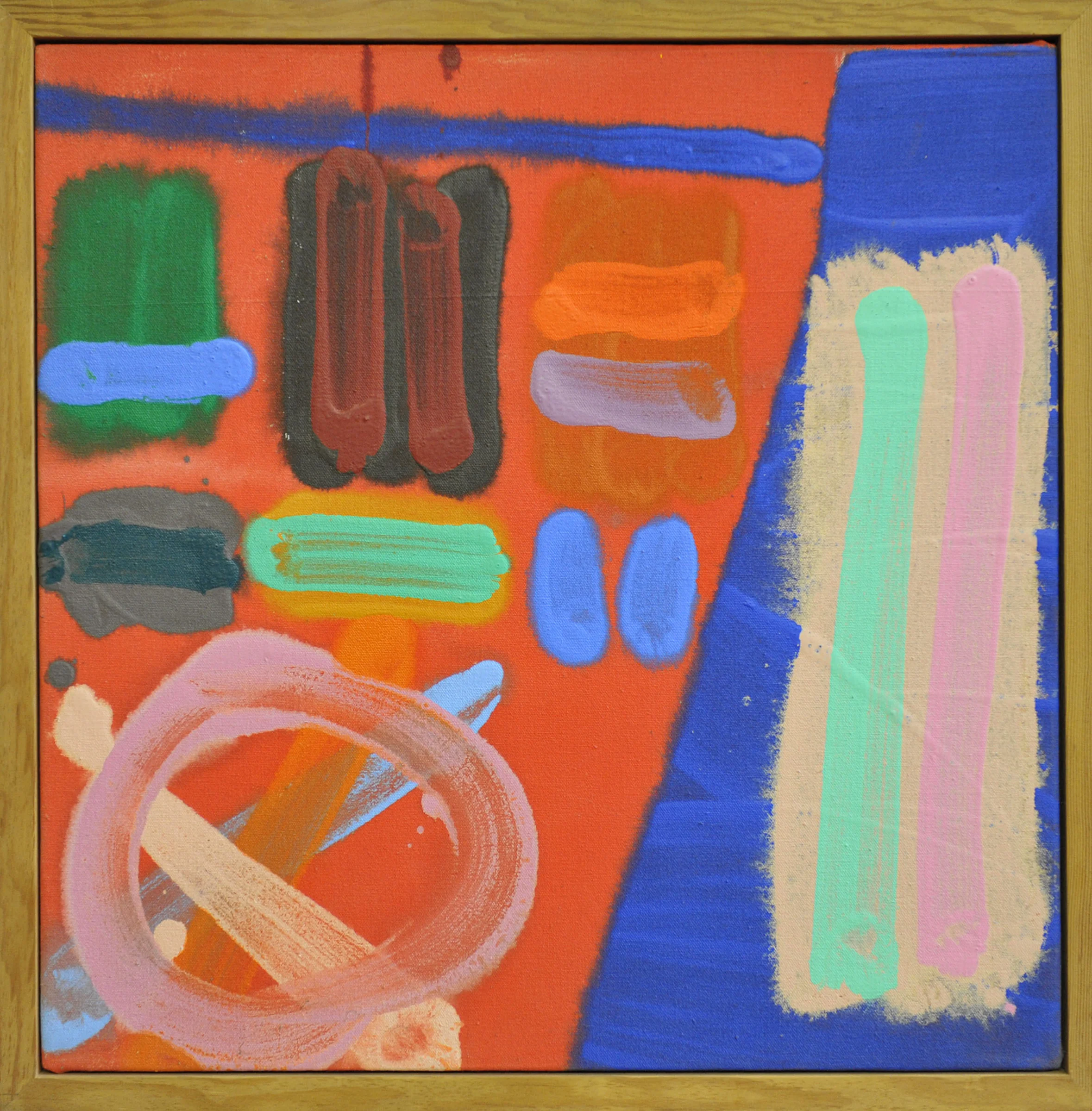 Berkeley - 1988 / 48.30 x 48.30 cm / acrylic on canvas