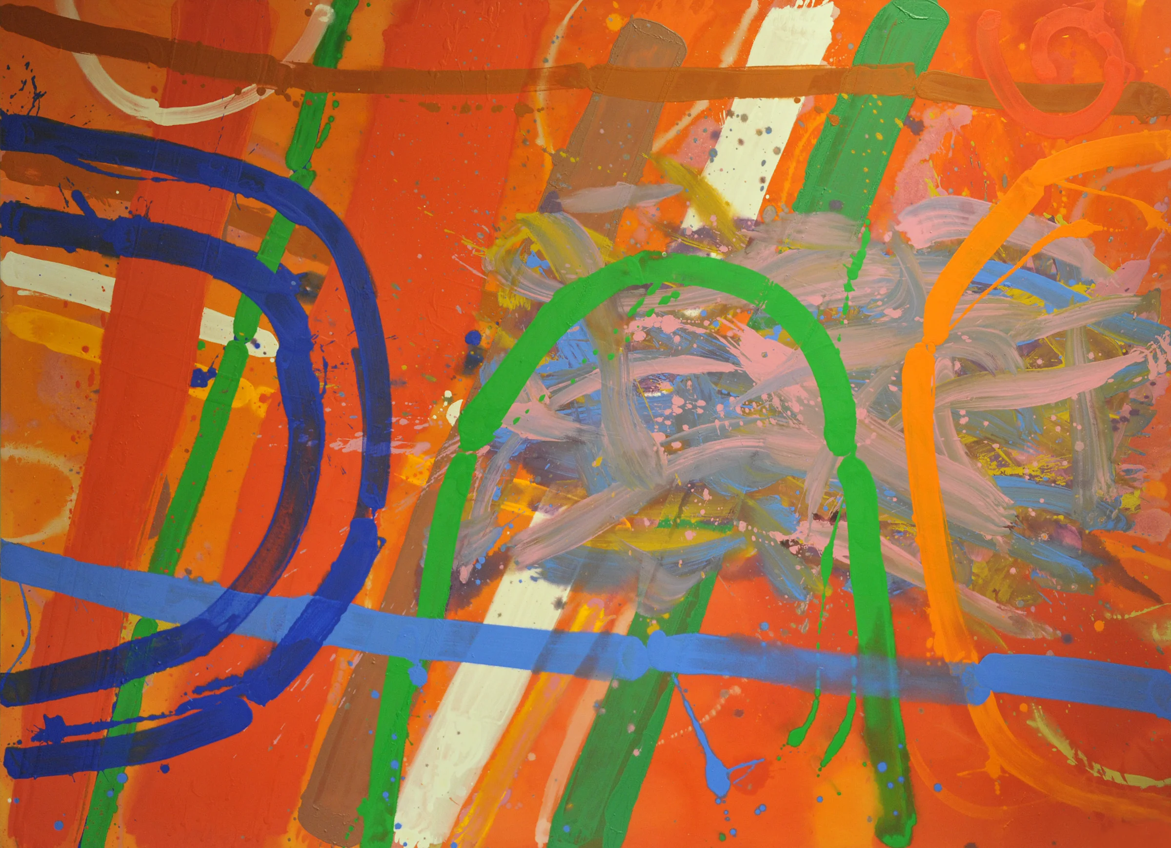 Cammeray - 1985 / 213.40 x 304.80 cm / acrylic on canvas