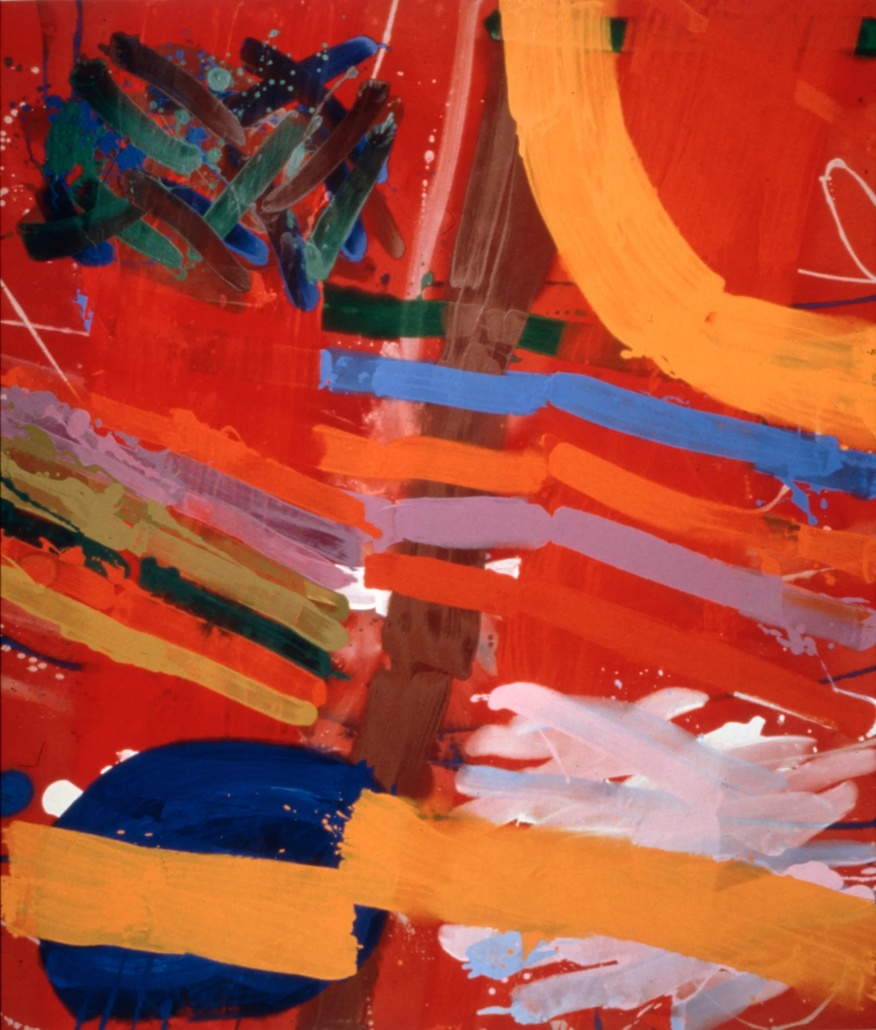 Celebration - 1987 / 305 x 204 cm / acrylic on canvas