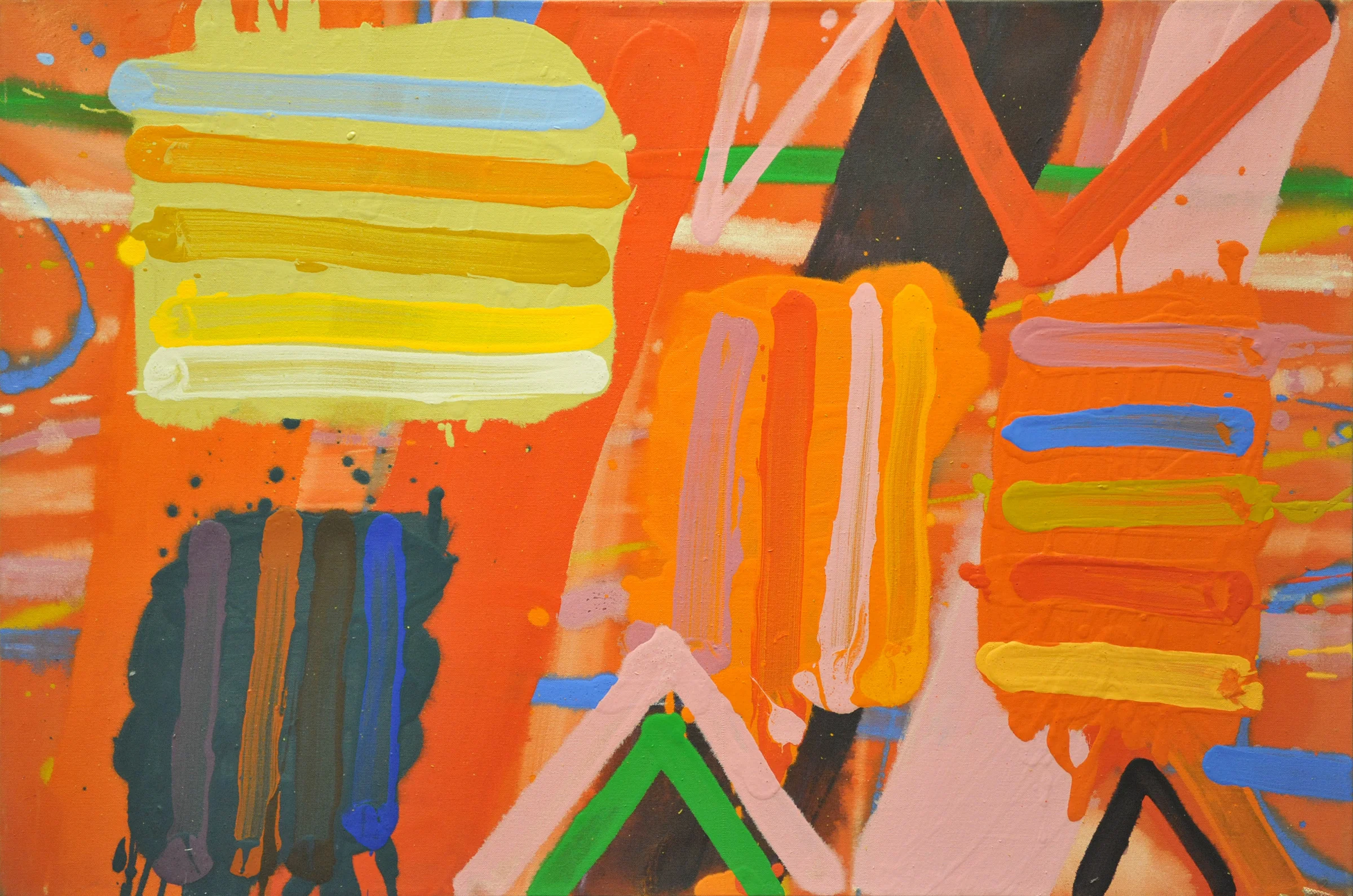 Garden - 1987 / 61 x 91.40 cm / acrylic on canvas