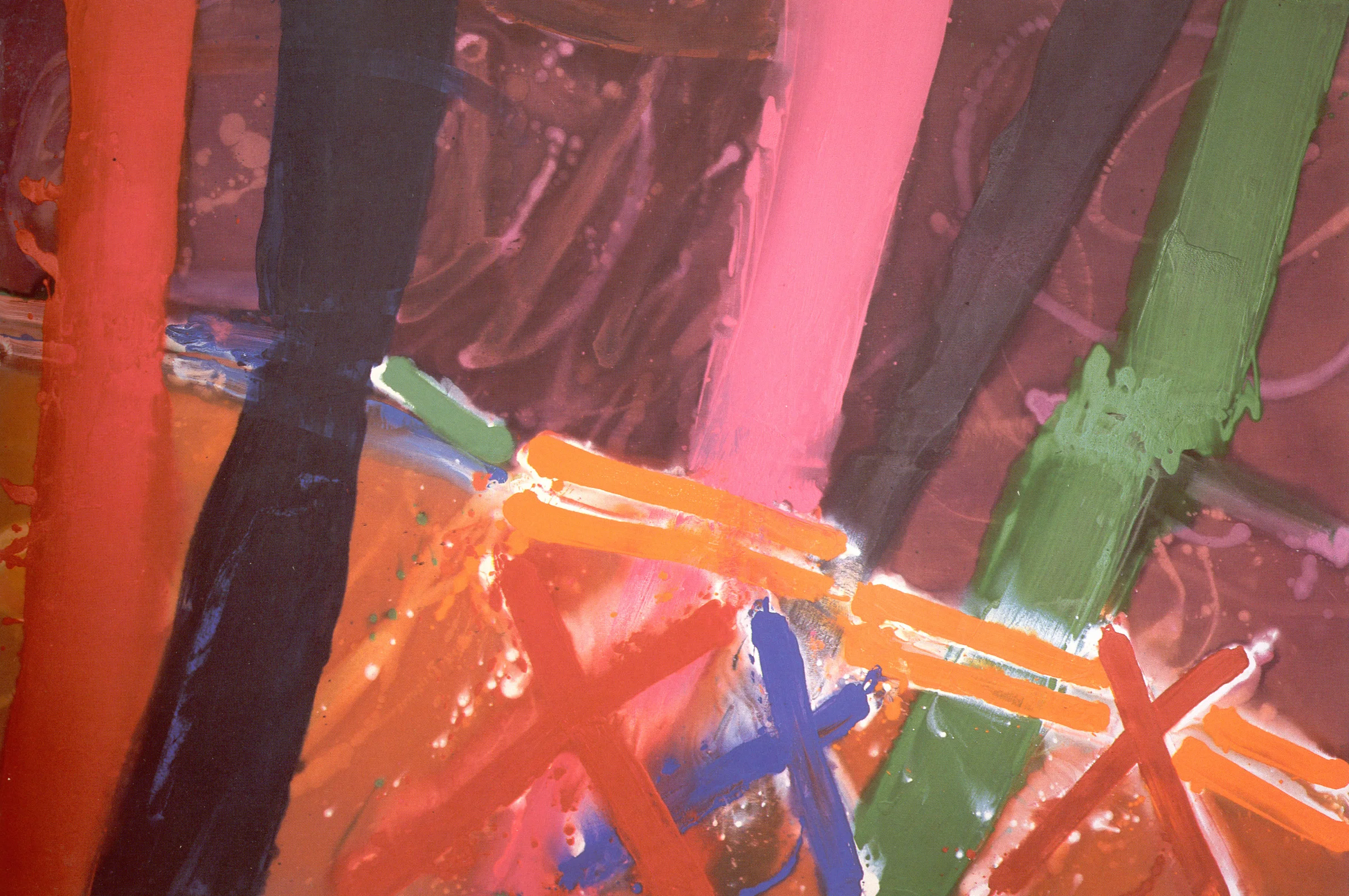 Linden - 1983 / 213 x 305 cm / acrylic on canvas
