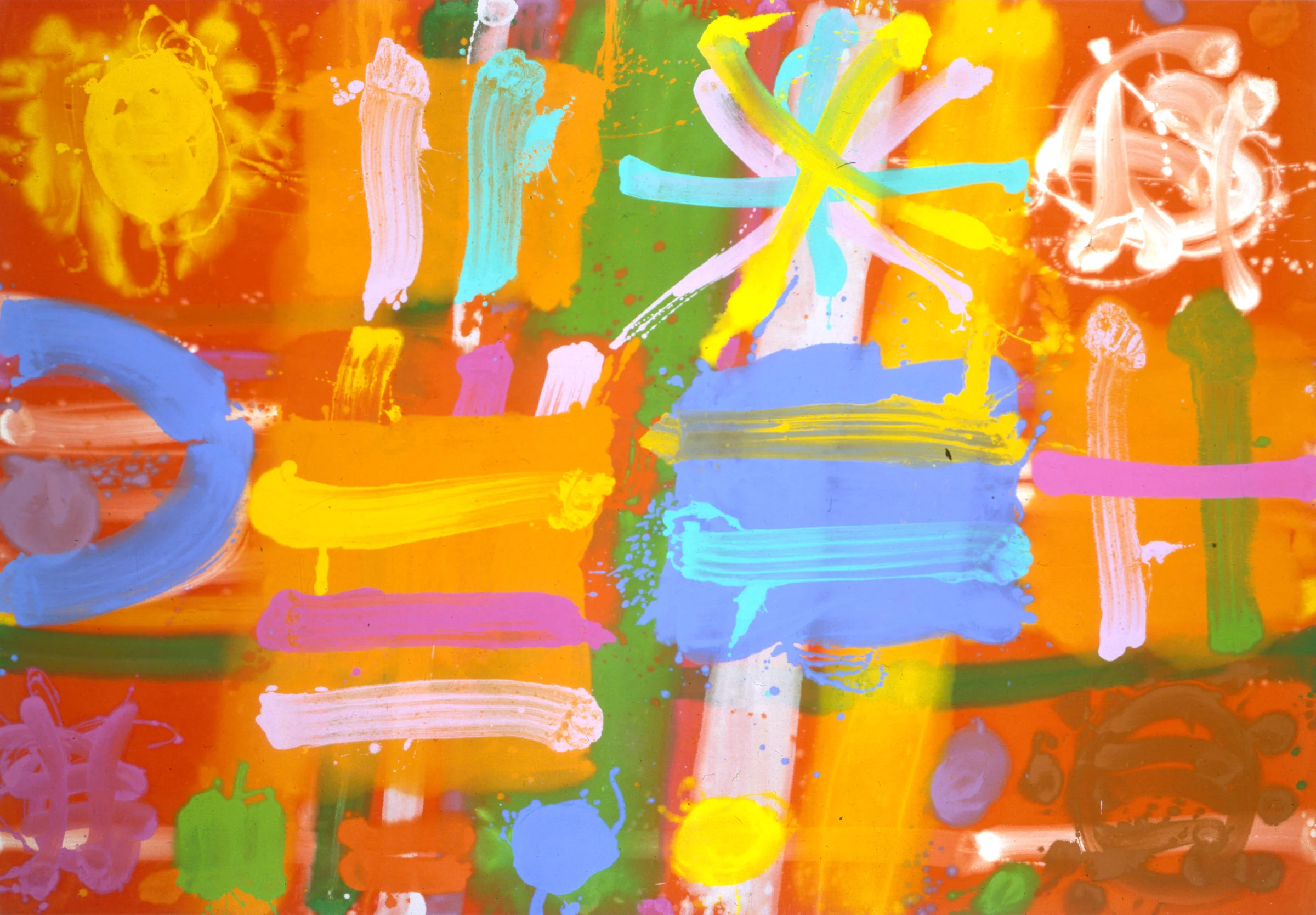 Skipper I - 1991 / 213.40 x 304.80 cm / acrylic on canvas