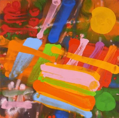 Composition - 1993 / 61.50 x 61.50 cm / acrylic on canvas