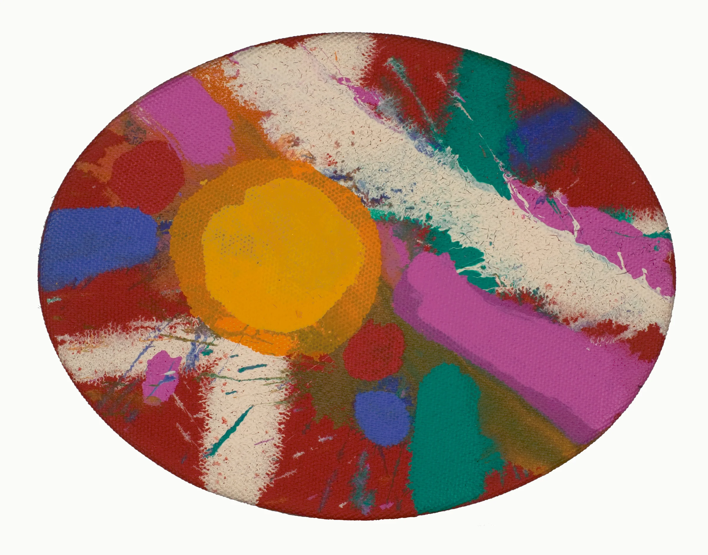  Orion II - 1999 / 12.70 x 16.50 cm / acrylic on canvas [oval] 