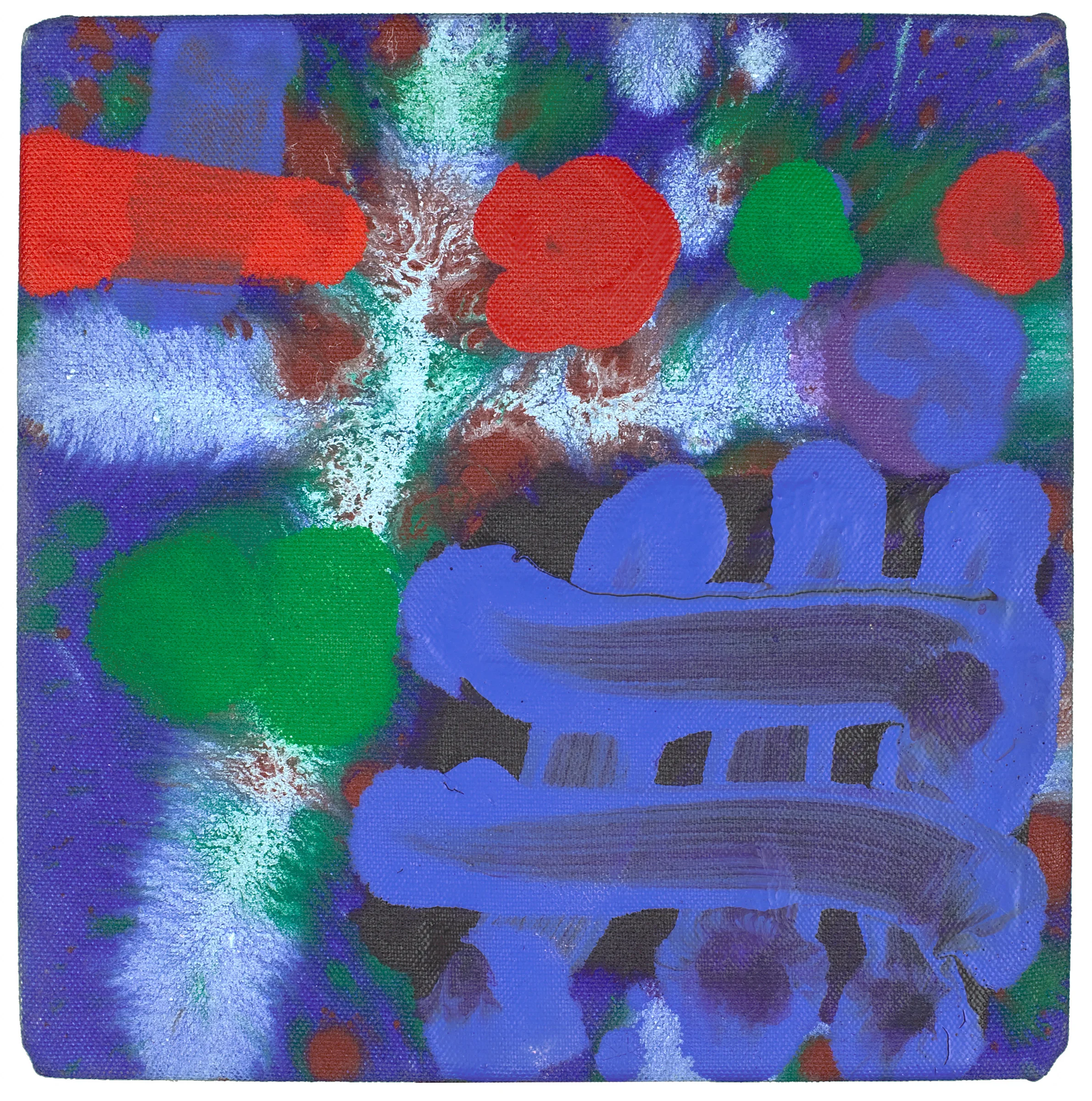 Tamarisk - 1997 / 21.10 x 21.10 cm / acrylic on canvas