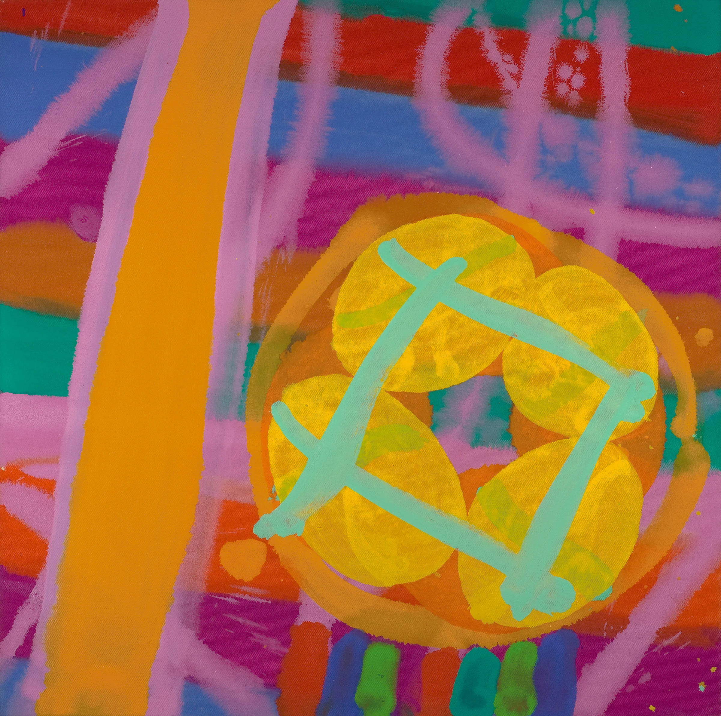 Battersea II - 2001 / 61 x 61 cm / acrylic on canvas