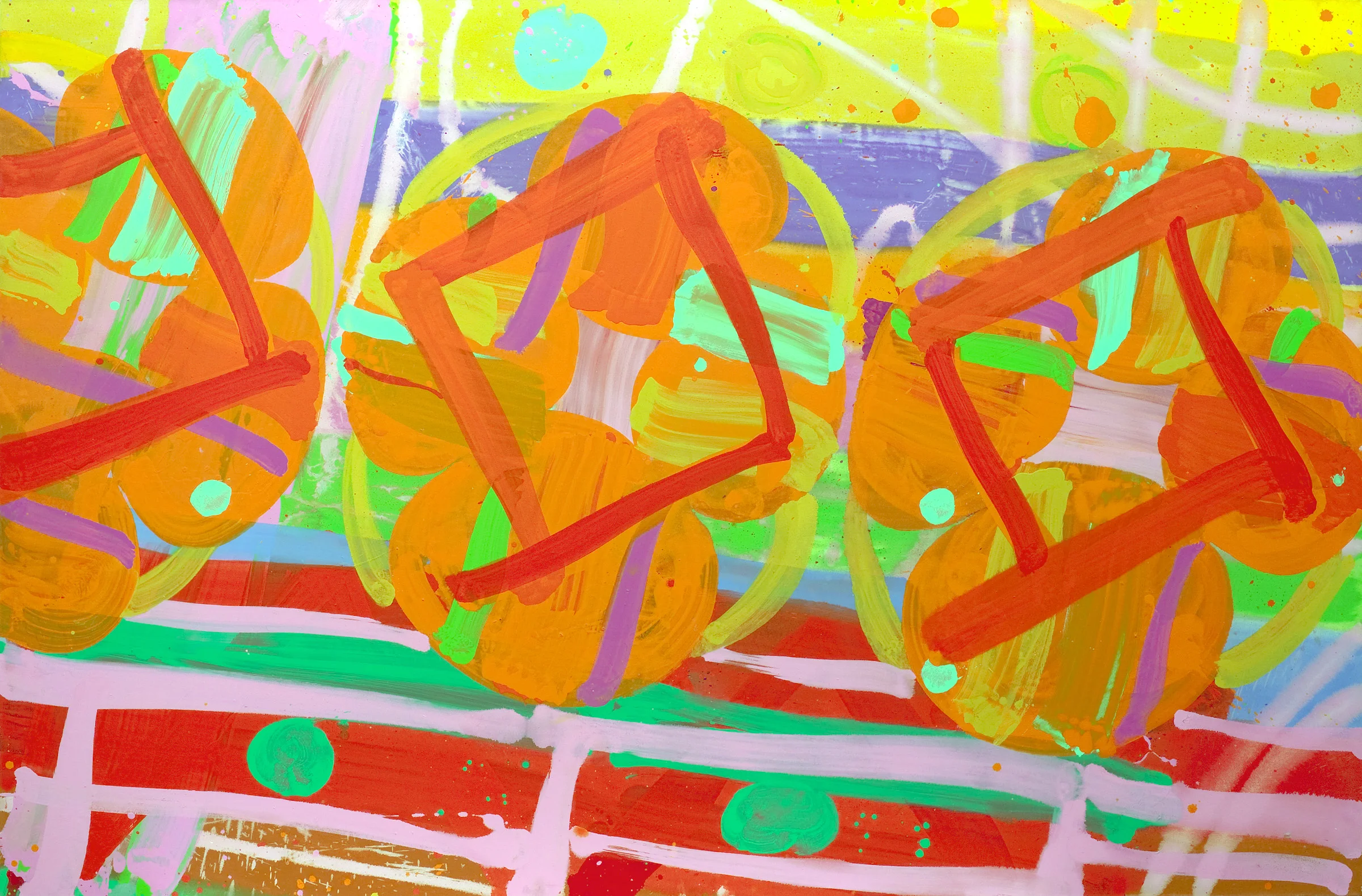 Duke - 2003 / 152.40 x 231.10 cm / acrylic on canvas