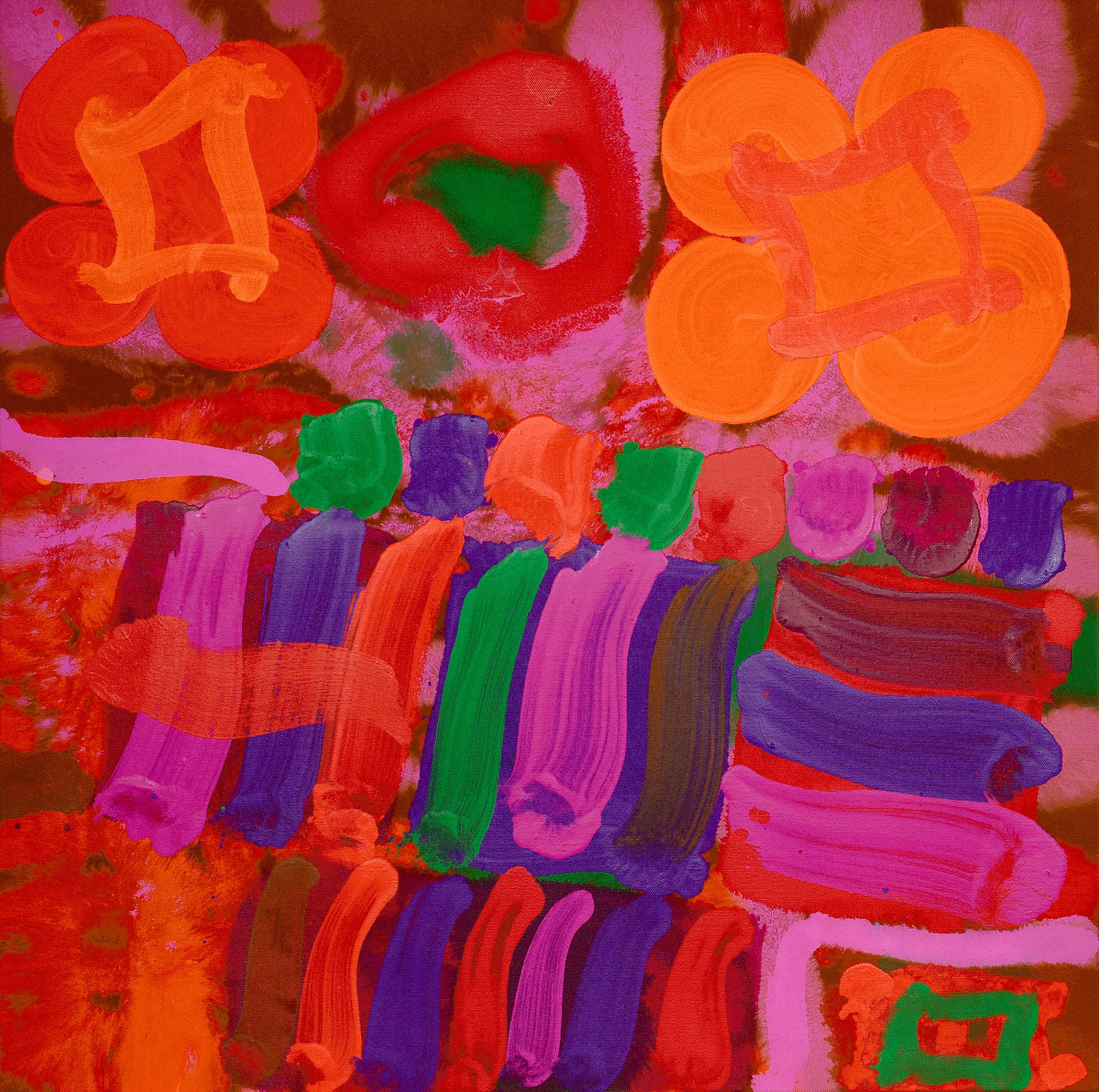 Greet II - 2012 / 61 x 61 cm / acrylic on canvas